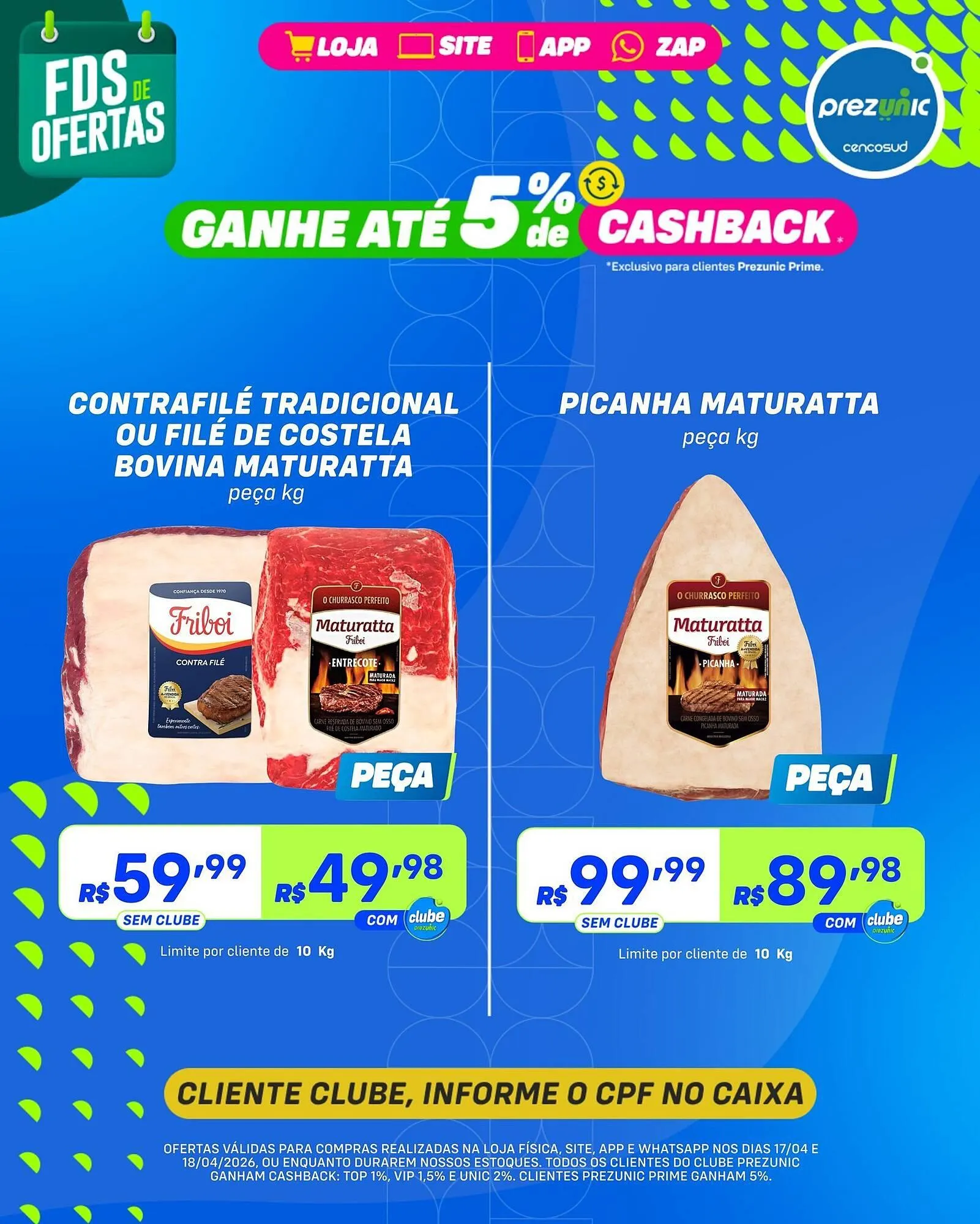 Encarte de Encarte Prezunic 17 de abril até 18 de abril 2026 - Pagina 2