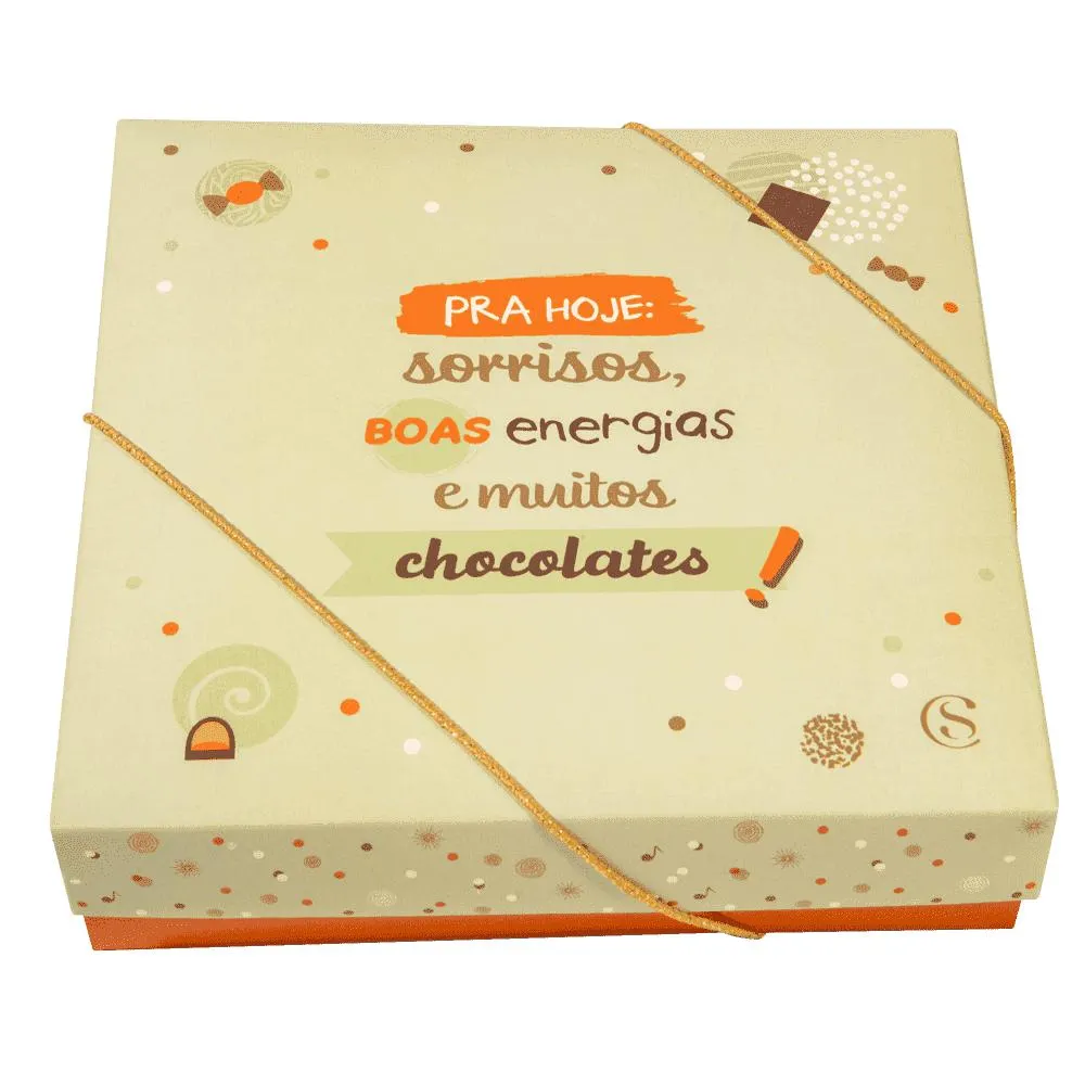 CAIXA DE PRESENTE COM ELÁSTICO G