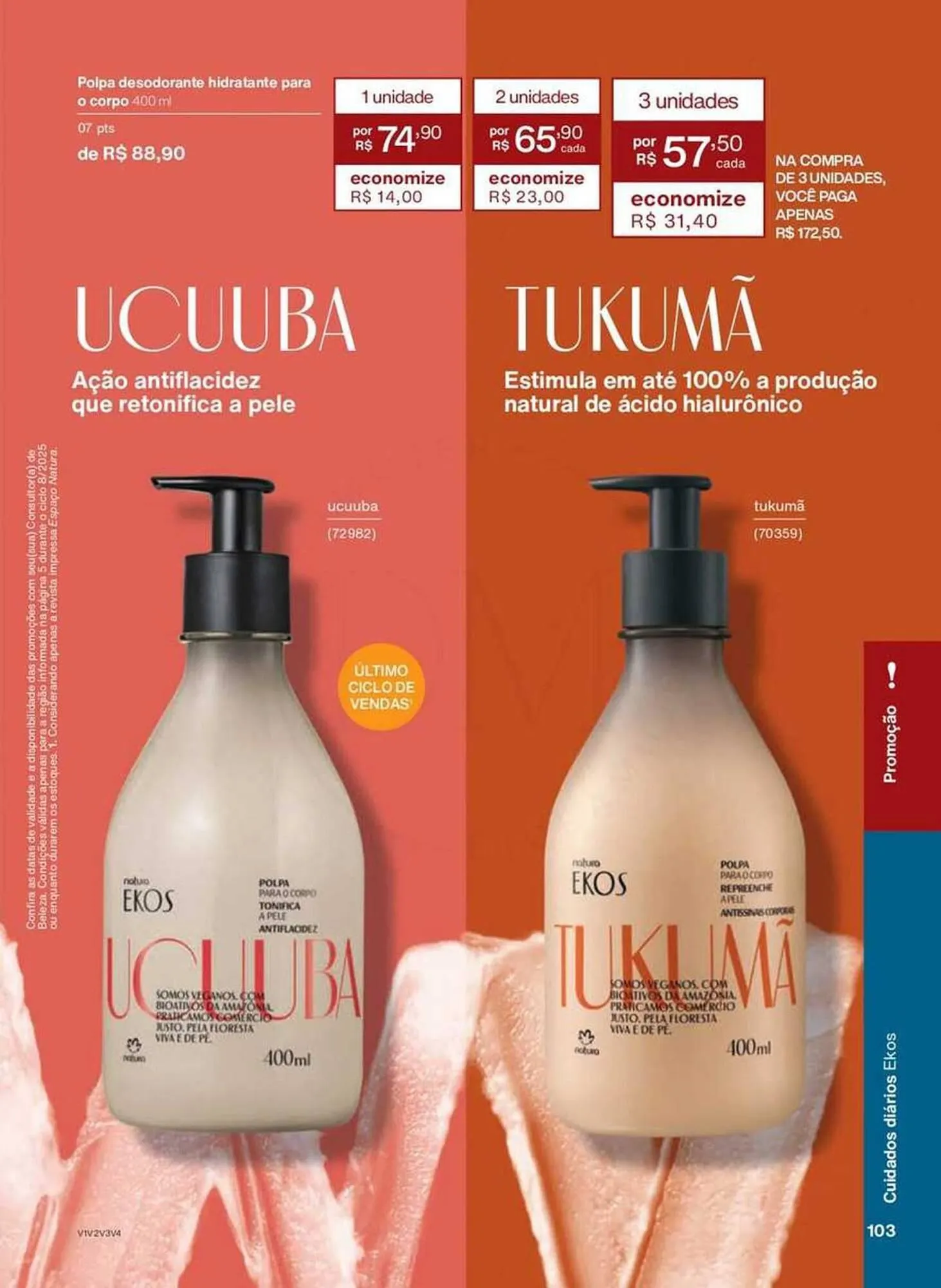 Encarte de Catálogo Natura 24 de abril até 30 de maio 2025 - Pagina 103