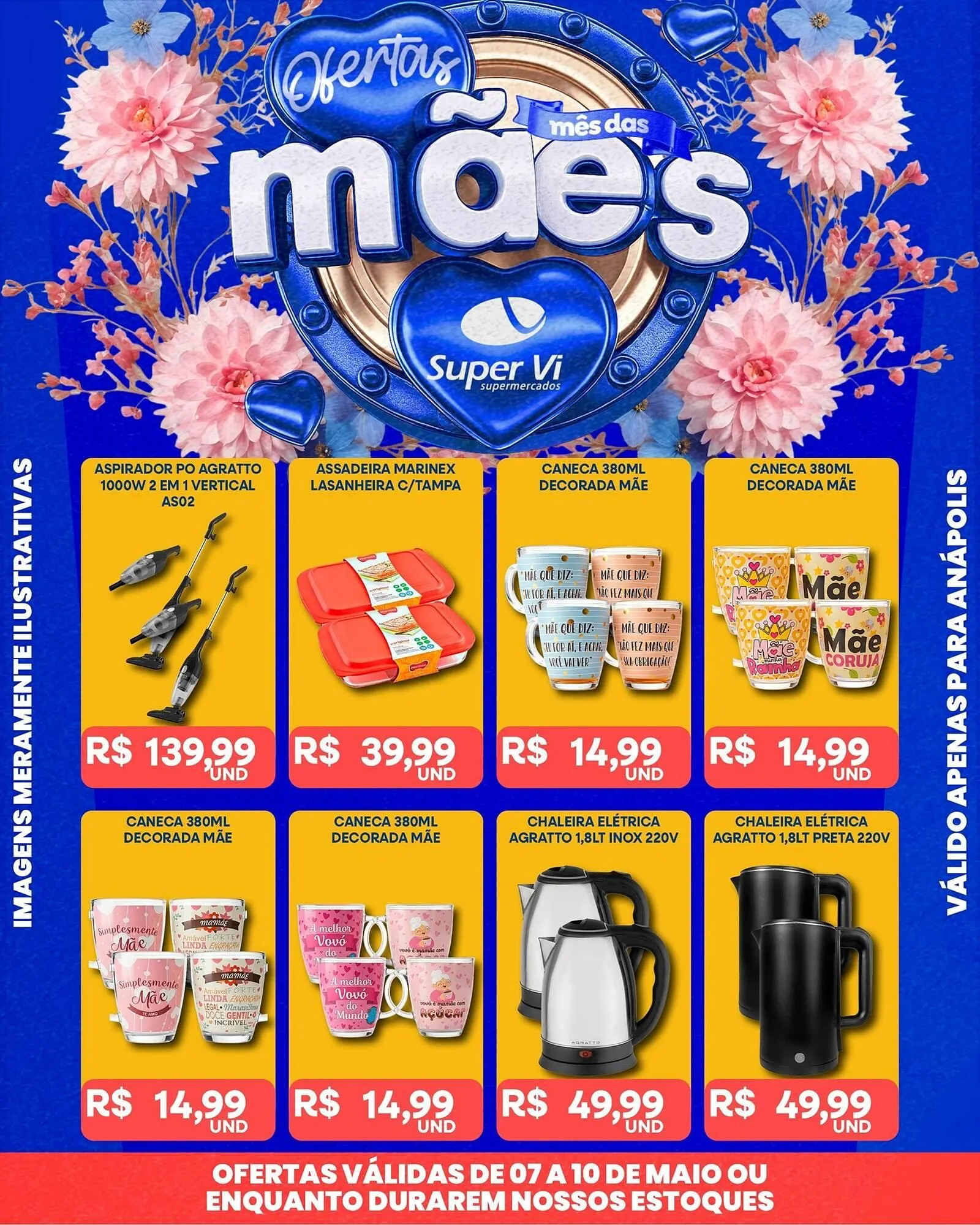 Encarte de Catálogo Super Vi Supermercados 7 de maio até 10 de maio 2026 - Pagina 1