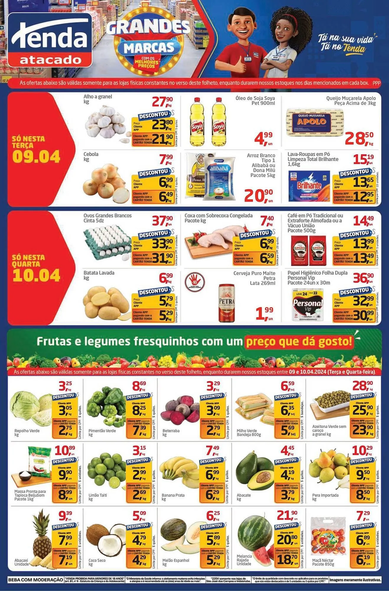Encarte de Catálogo Tenda Atacado 9 de abril até 10 de abril 2024 - Pagina 1