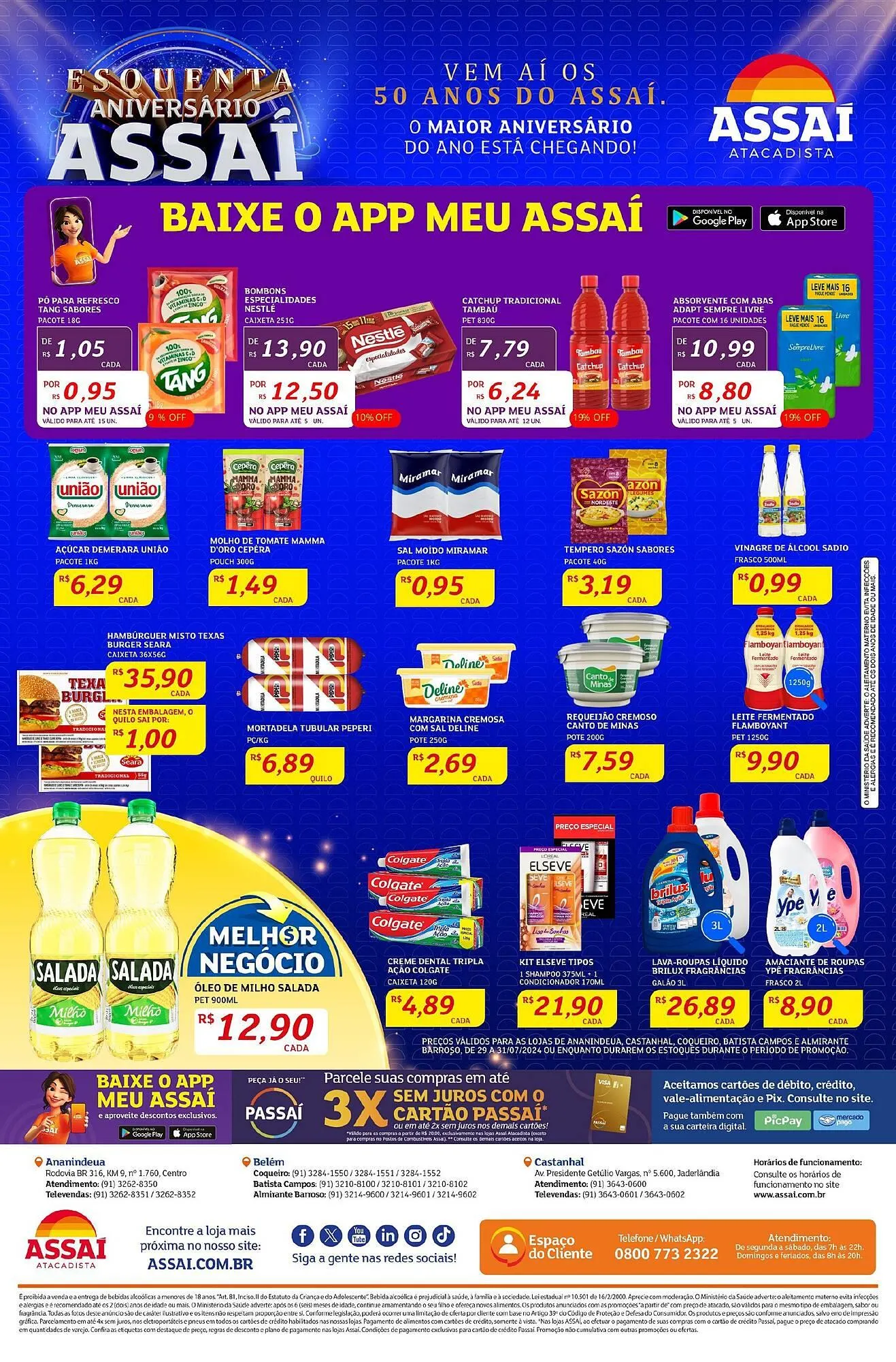 Encarte de Catálogo Assaí Atacadista 29 de julho até 30 de julho 2024 - Pagina 2