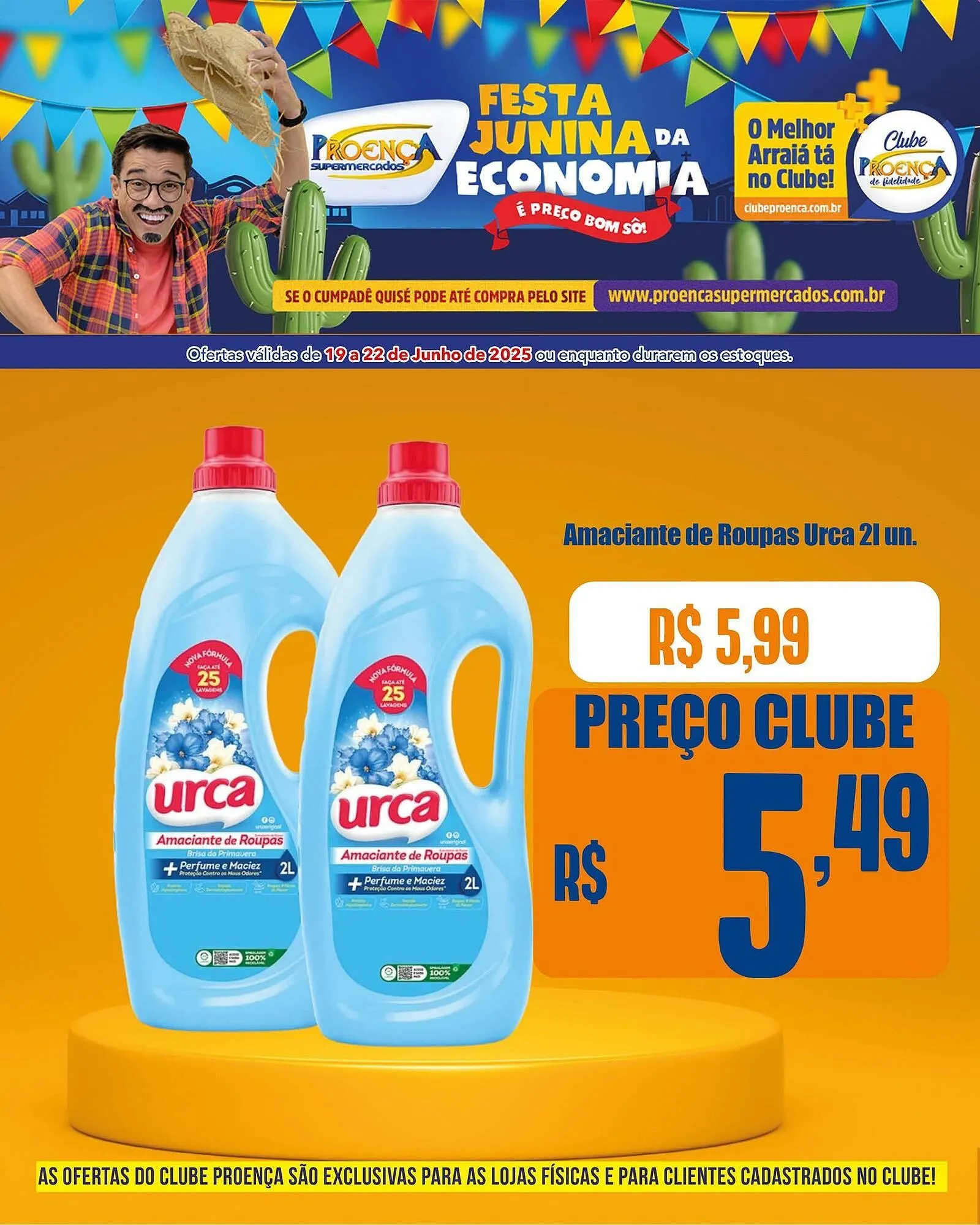 Encarte de Catálogo Proença Supermercados 19 de junho até 22 de junho 2025 - Pagina 1