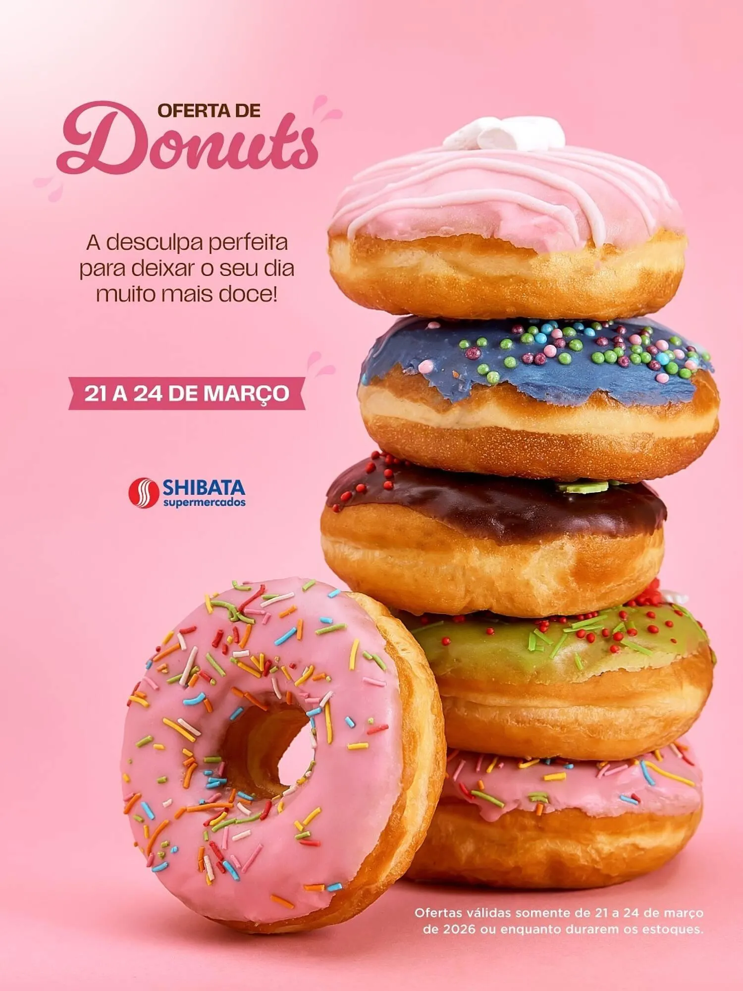 Encarte de Folheto Shibata Supermercados 21 de março até 24 de março 2026 - Pagina 1