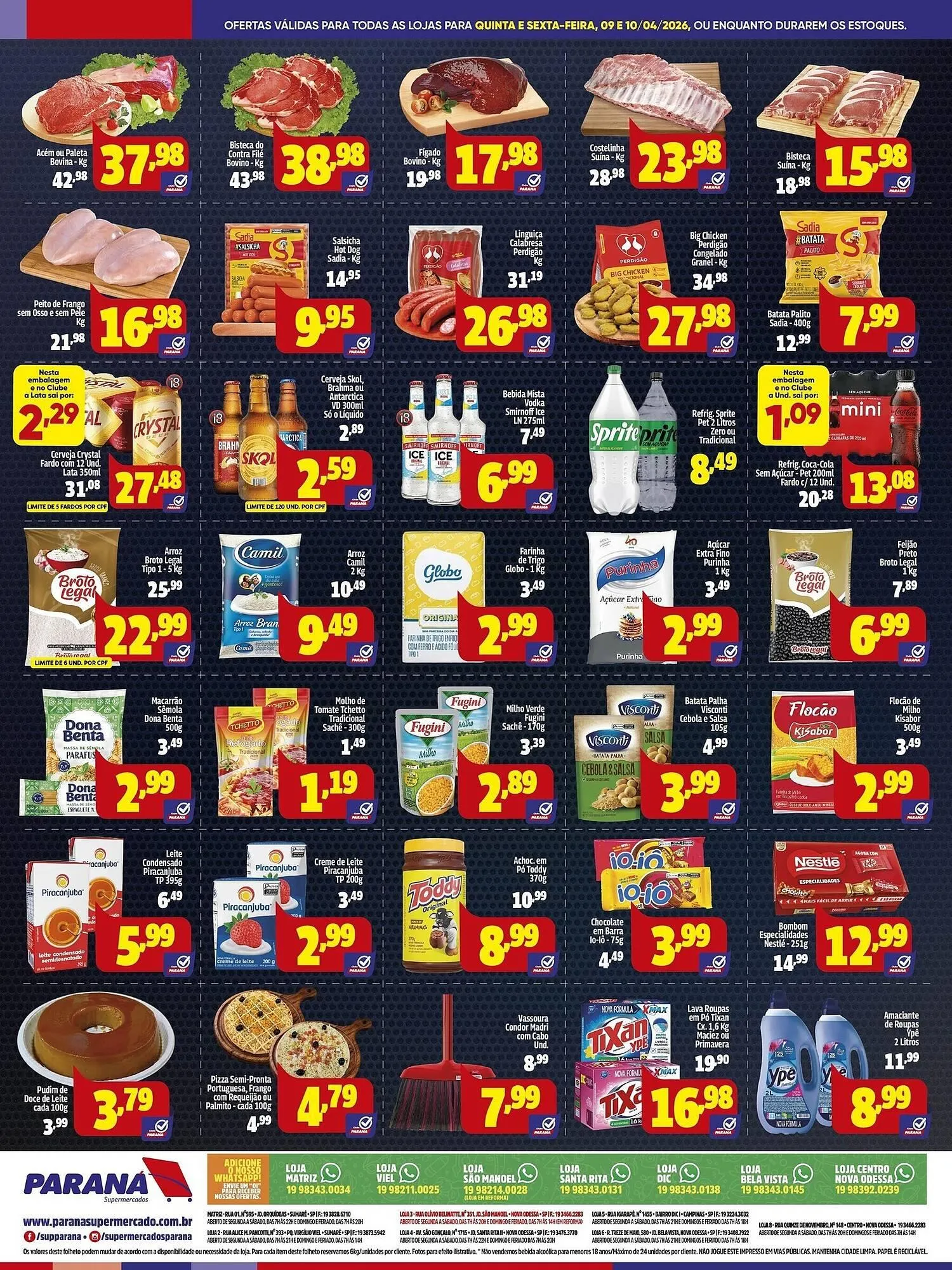 Encarte de Folheto Supermercado Paraná 9 de abril até 10 de abril 2026 - Pagina 2
