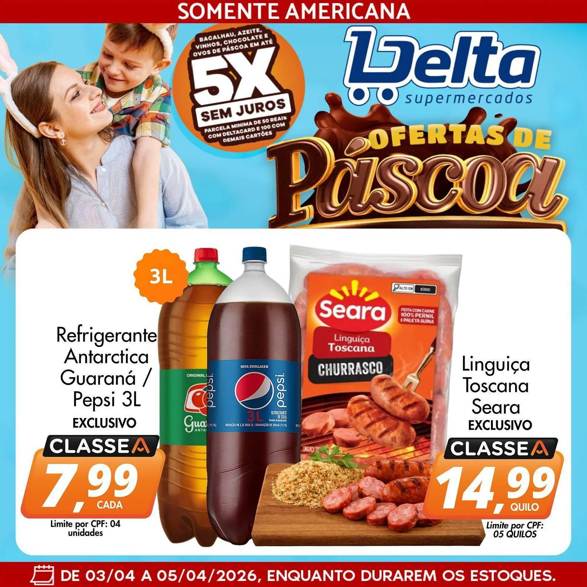 Encarte de Catálogo Delta Supermercados 3 de abril até 5 de abril 2026 - Pagina 4