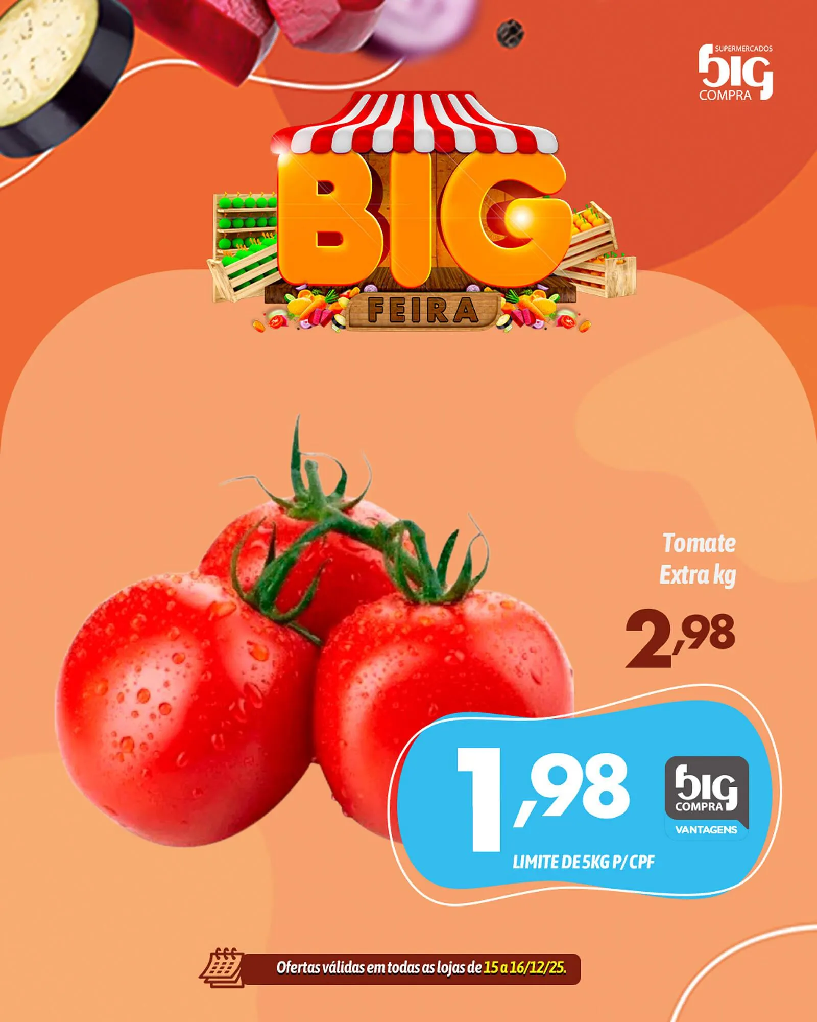 Encarte de Catálogo Supermercados Big Compra 15 de dezembro até 16 de dezembro 2025 - Pagina 1
