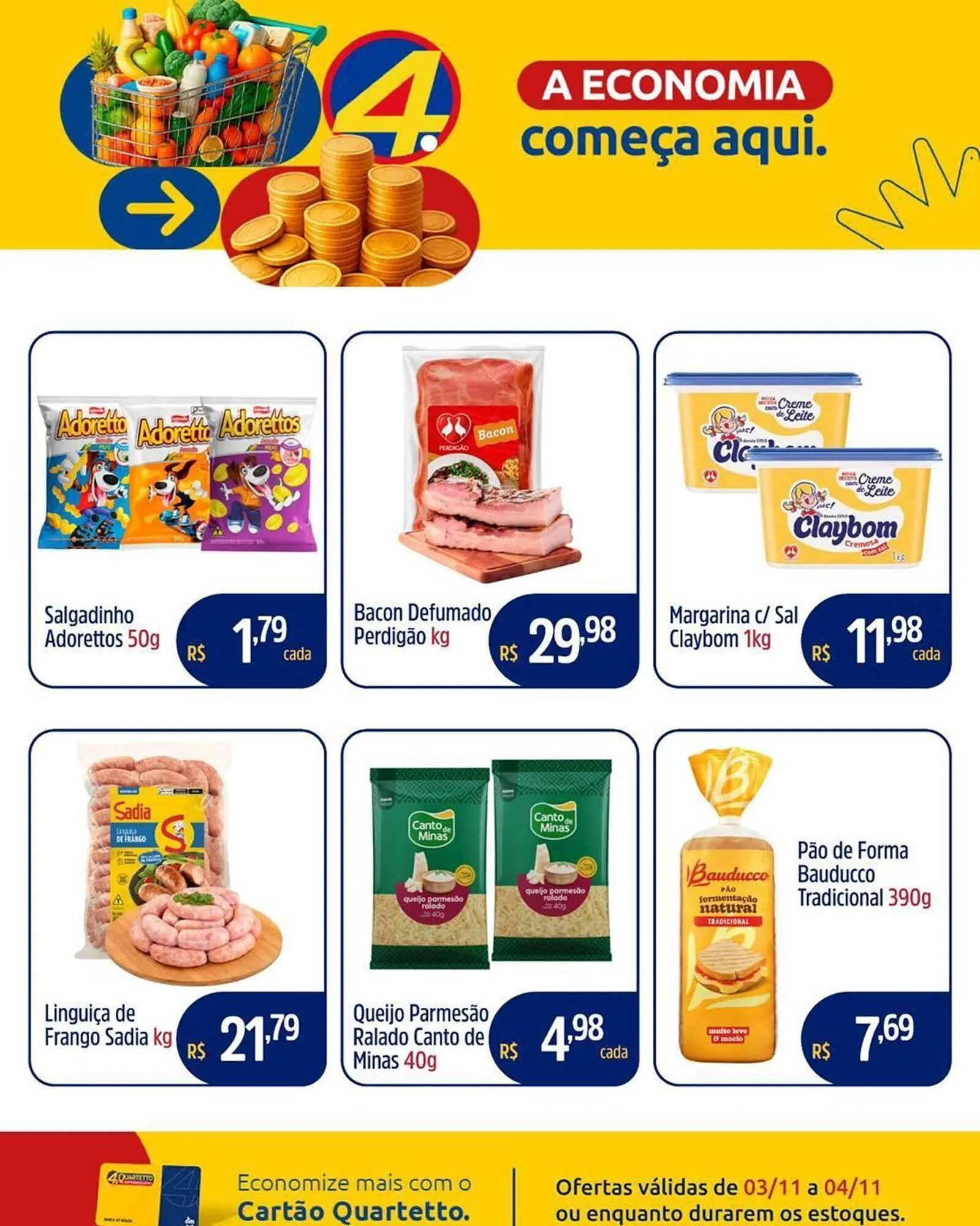 Encarte de Catálogo Quartetto Supermercados 3 de novembro até 4 de novembro 2025 - Pagina 3
