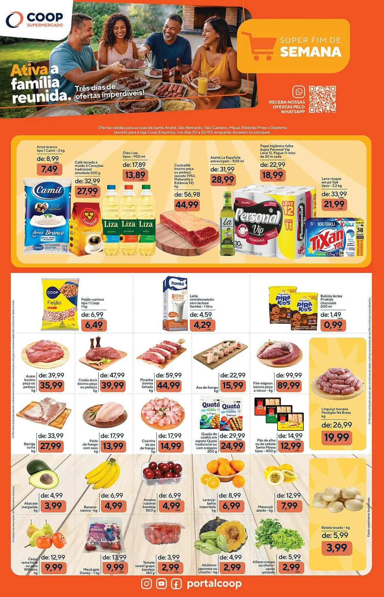 Encarte de Folheto Coop 20 de março até 22 de março 2026 - Pagina 1