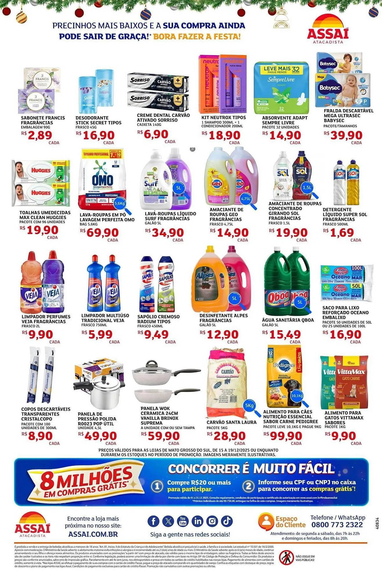 Encarte de Encarte Assaí Atacadista 15 de dezembro até 19 de dezembro 2025 - Pagina 4