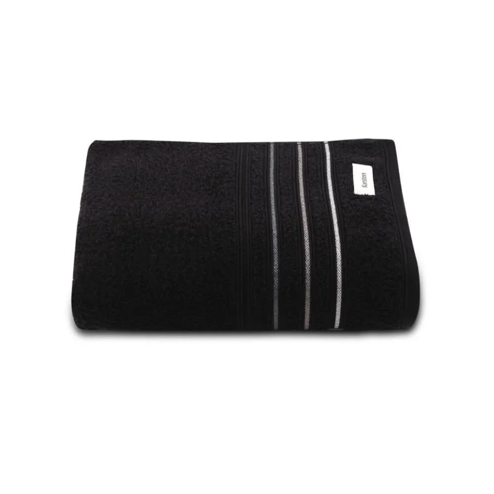 Toalha De Rosto Paris Havan Casa By Karsten - Preto