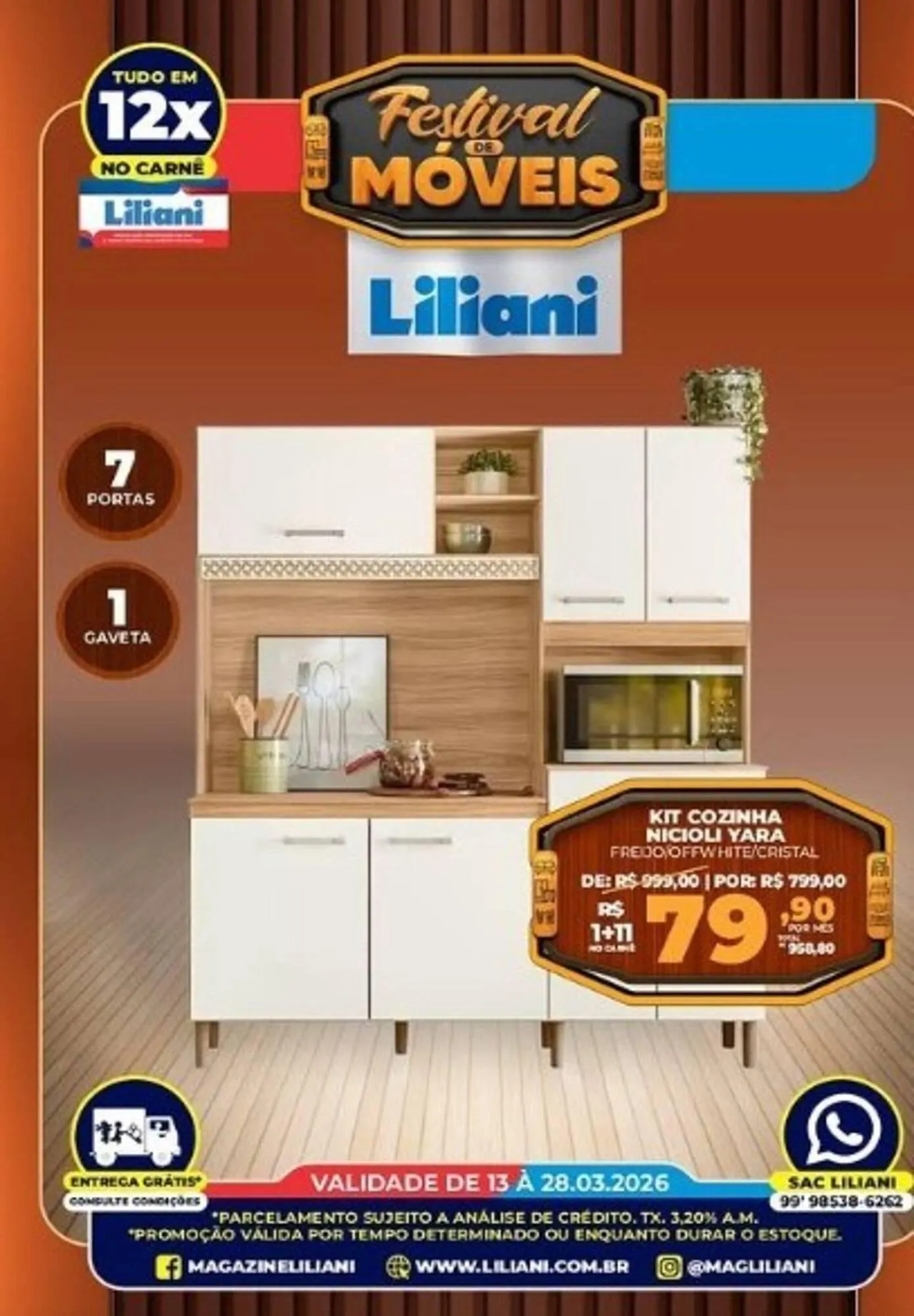 Encarte de Magazine Liliani 27 de março até 28 de março 2026 - Pagina 3