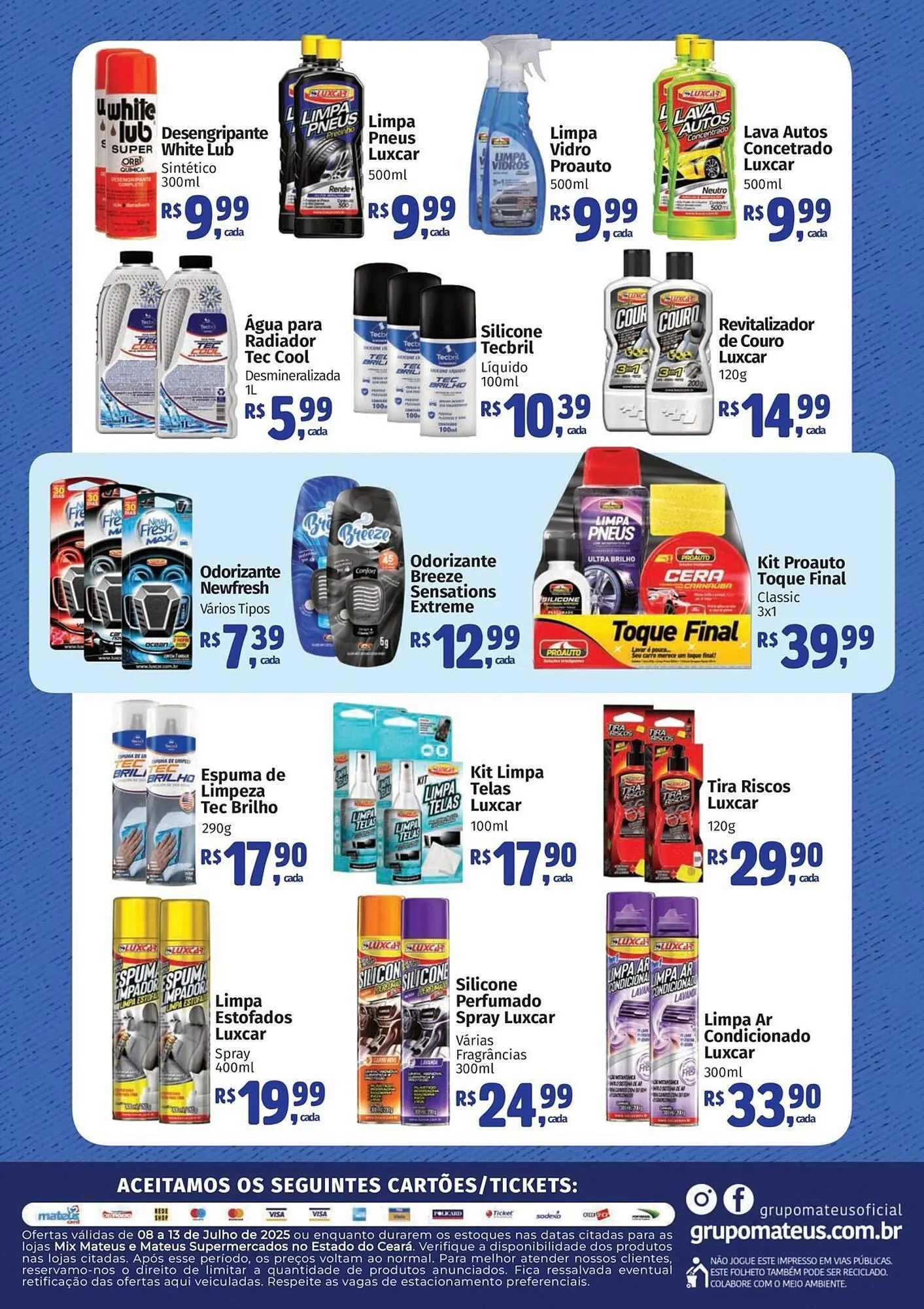 Encarte de Catálogo Supermercados Mateus 8 de julho até 13 de julho 2025 - Pagina 2