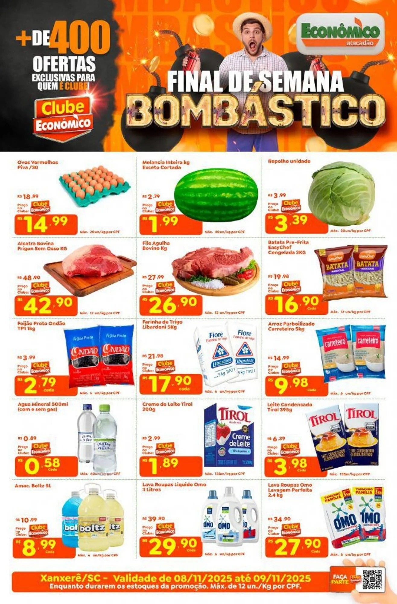 Encarte de Catálogo Econômico Atacadão 8 de novembro até 9 de novembro 2025 - Pagina 1