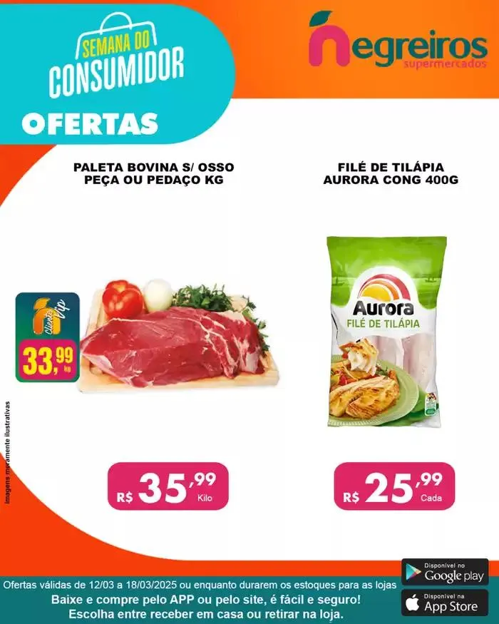 Encarte de Encarte Negreiros Supermercados 12 de março até 18 de março 2025 - Pagina 7