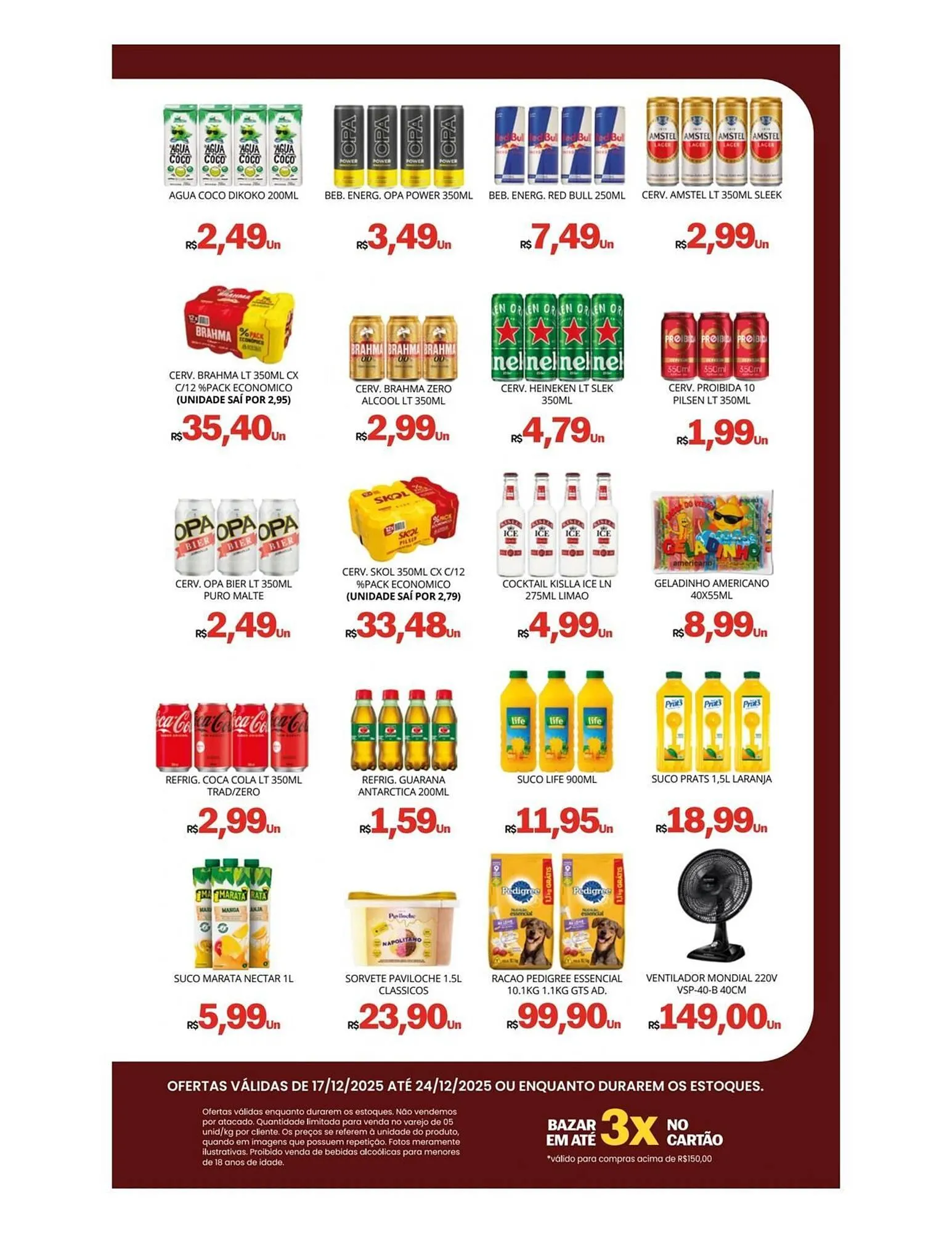 Encarte de Catálogo Supermercado Vitorino 19 de dezembro até 24 de dezembro 2025 - Pagina 3