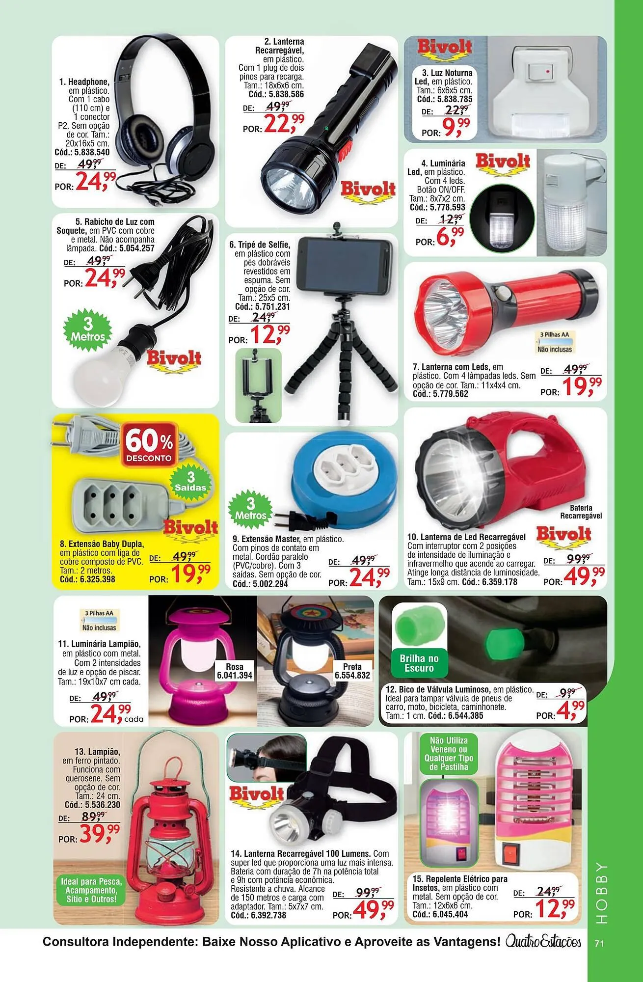 Encarte de Revista Quatro Estações 30 de março até 7 de julho 2026 - Pagina 67