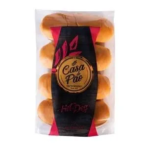 Pão de Hot Dog Casa do Pão 200g