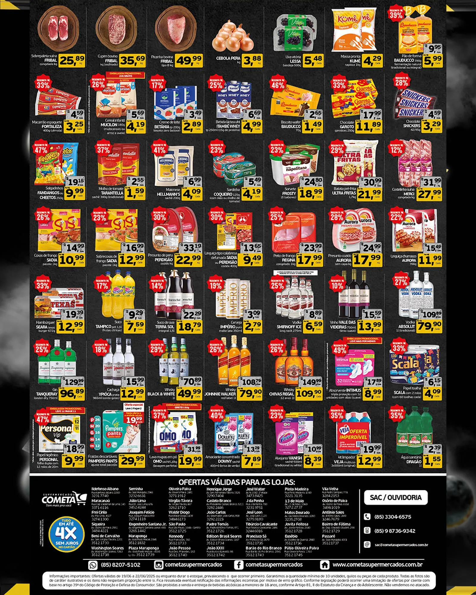 Encarte de Catálogo Cometa Supermercados 19 de junho até 22 de junho 2025 - Pagina 3