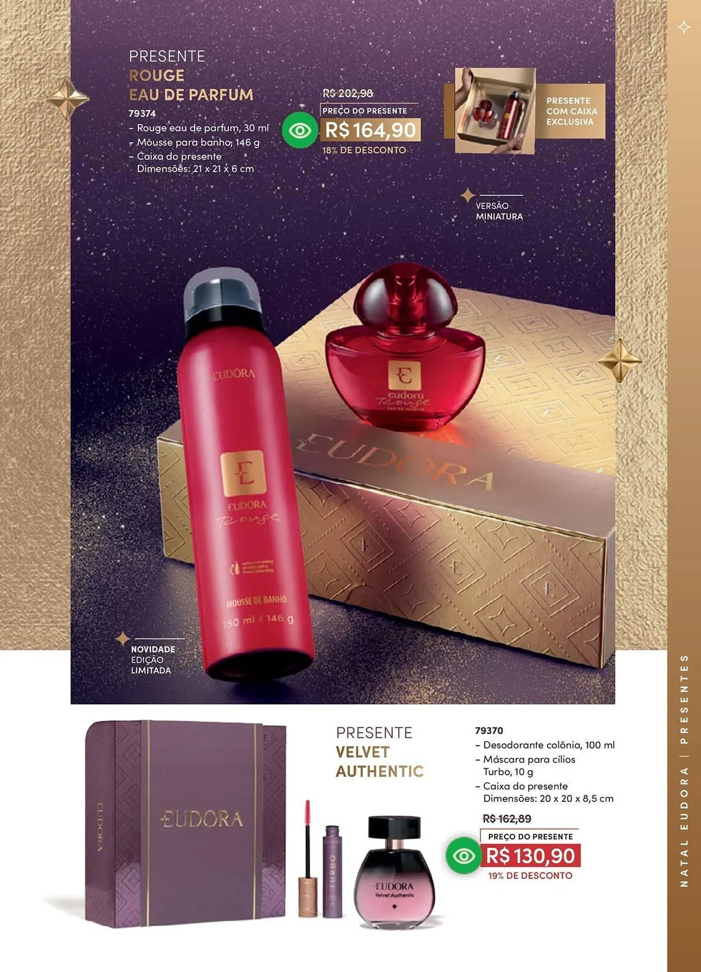 Encarte de Catálogo Eudora 8 de outubro até 8 de novembro 2025 - Pagina 39