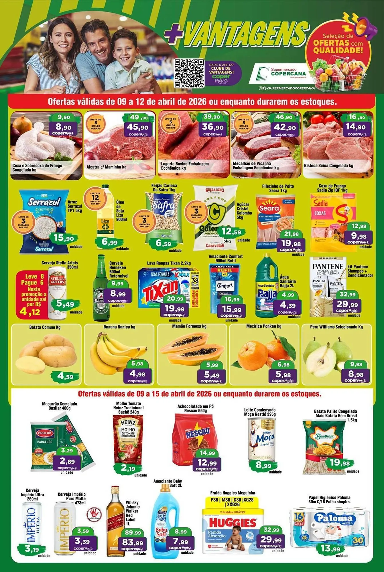 Encarte de Tabloide Copercana 9 de abril até 15 de abril 2026 - Pagina 1