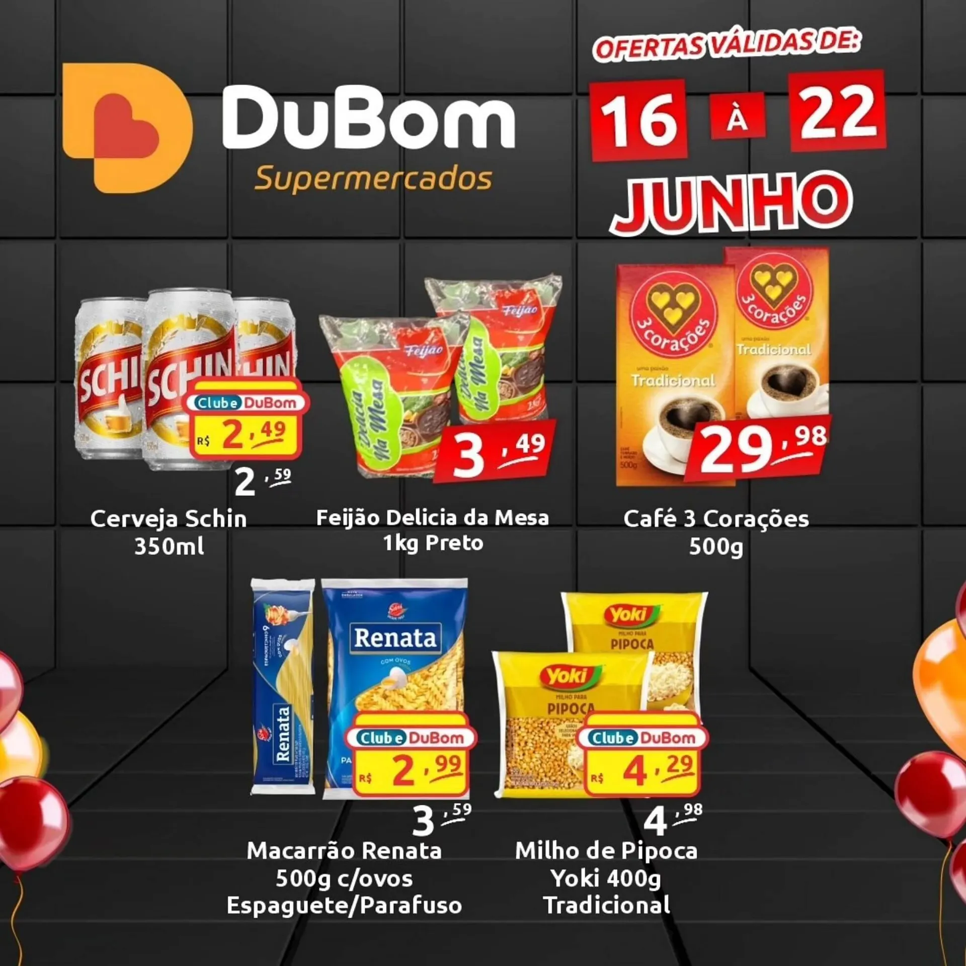 Encarte de Catálogo Dubom Supermercados 16 de junho até 22 de junho 2025 - Pagina 1