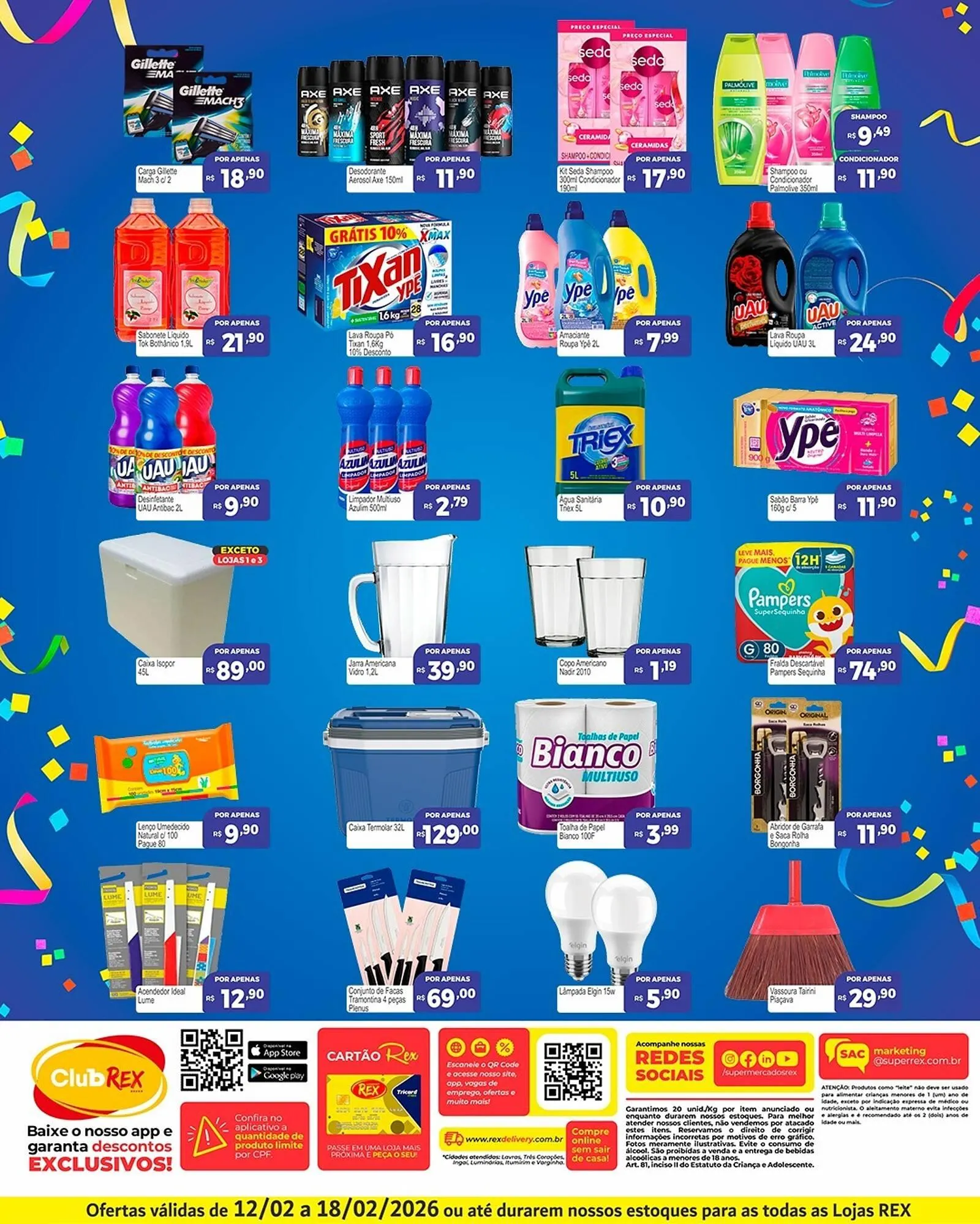 Encarte de Catálogo Supermercados Rex 12 de fevereiro até 18 de fevereiro 2026 - Pagina 4