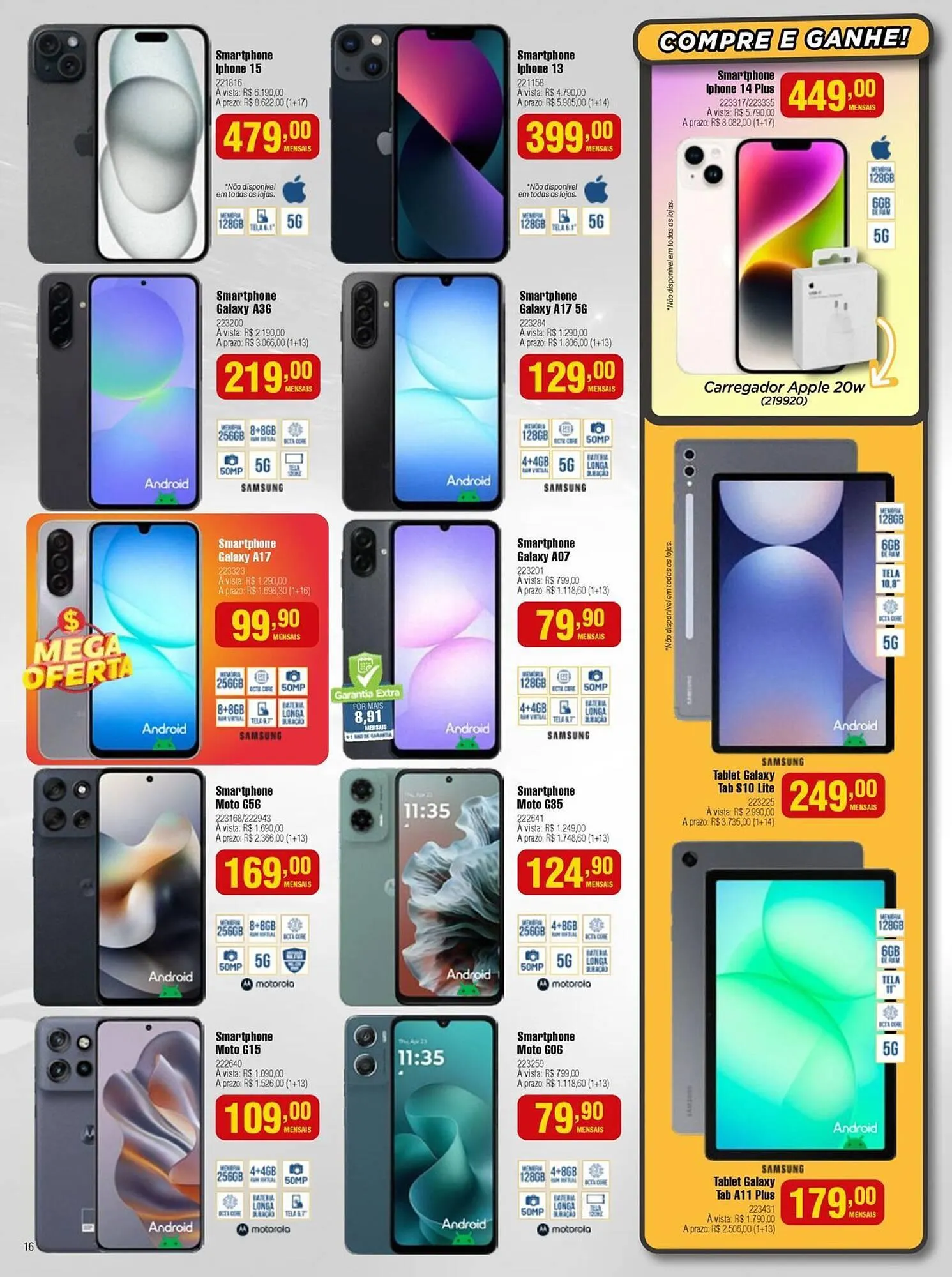 Encarte de Catálogo Berlanda 1 de abril até 26 de abril 2026 - Pagina 16