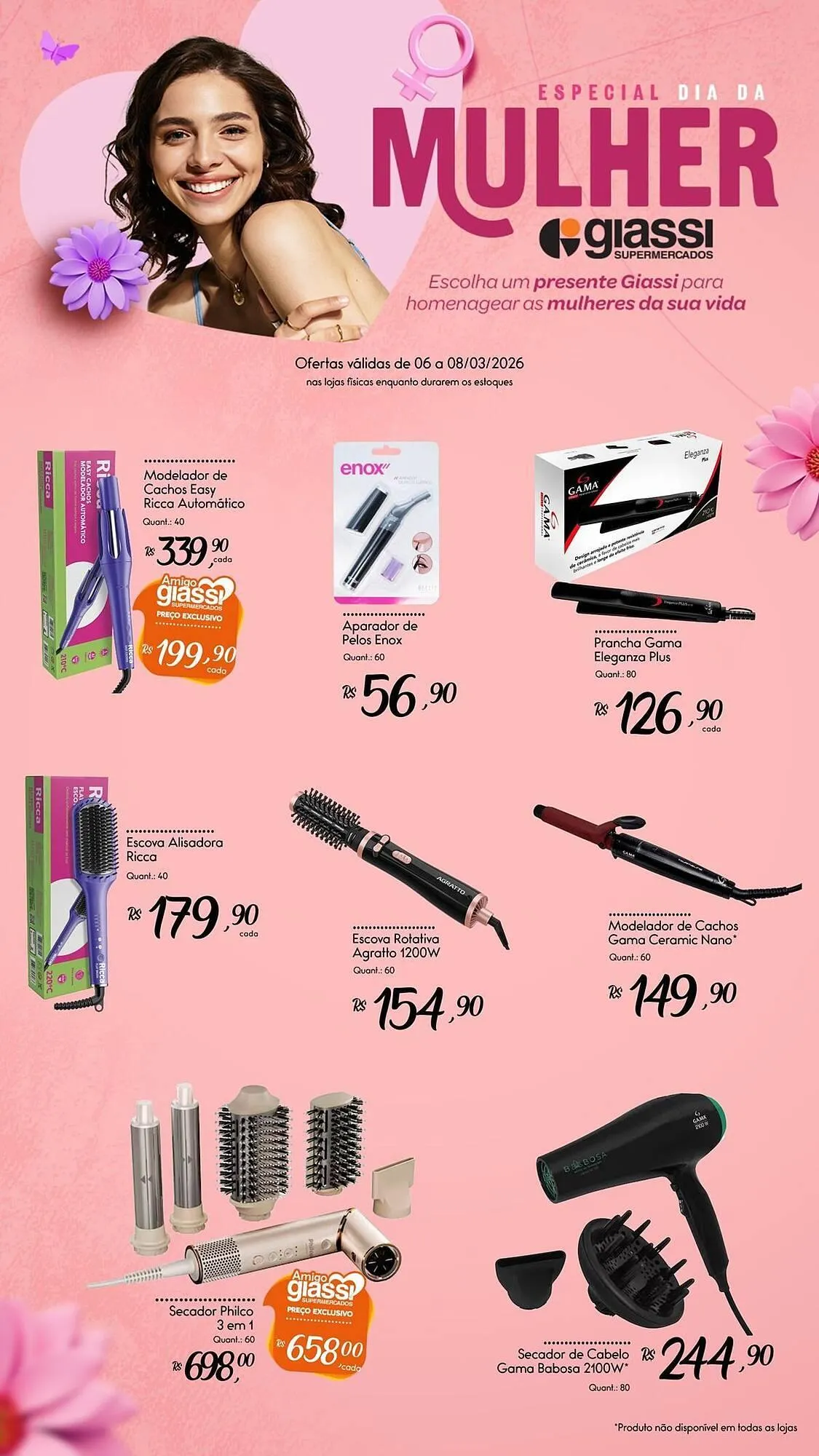 Encarte de Encarte Giassi Supermercados 6 de março até 8 de março 2026 - Pagina 1