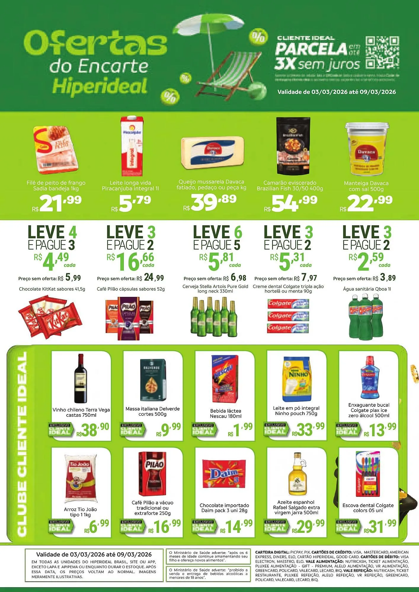 Encarte de Catálogo Hiperideal Supermercados 3 de março até 9 de março 2026 - Pagina 1