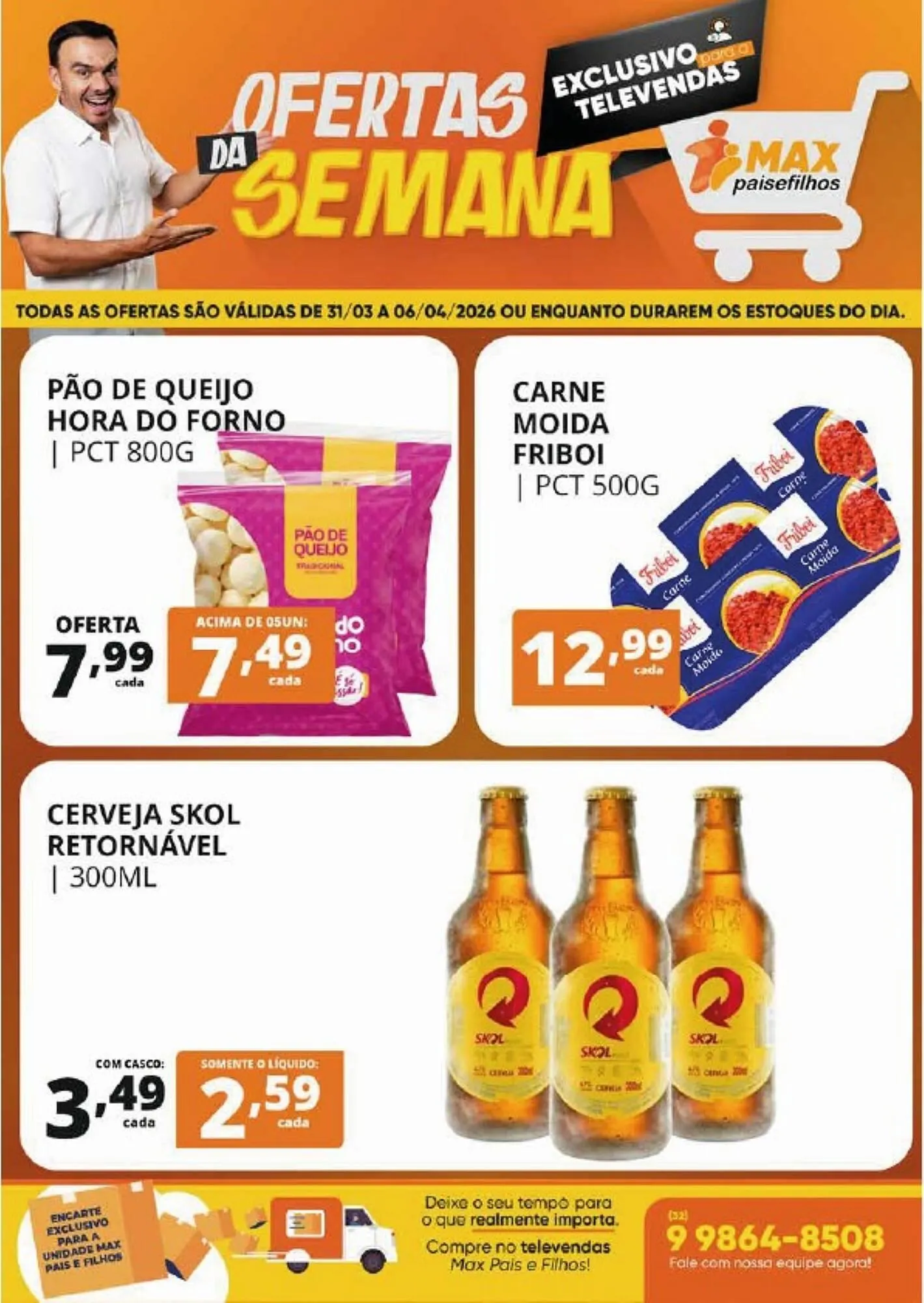 Encarte de Catálogo Pais e Filhos Supermercados 31 de março até 6 de abril 2026 - Pagina 5