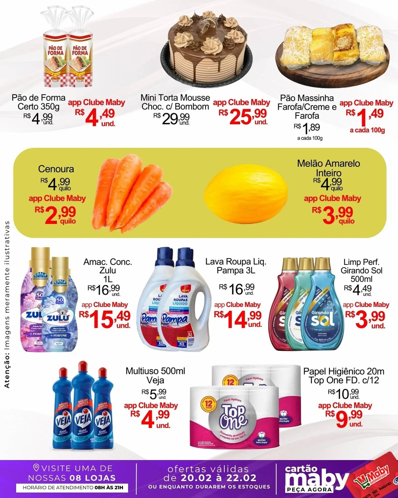 Encarte de Catálogo Maby Supermercados 20 de fevereiro até 22 de fevereiro 2026 - Pagina 3