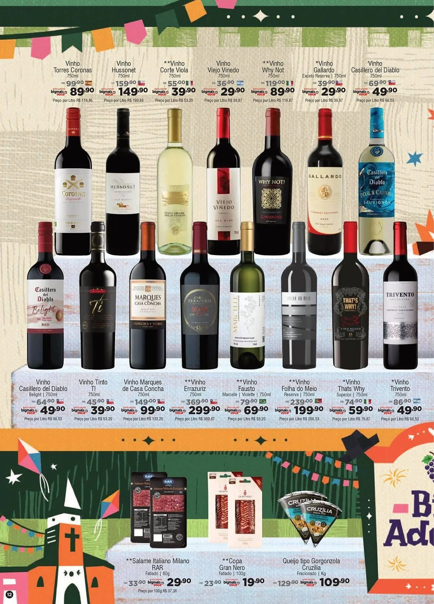 Encarte de Catálogo Big Mais Supermercados 4 de junho até 17 de junho 2025 - Pagina 12