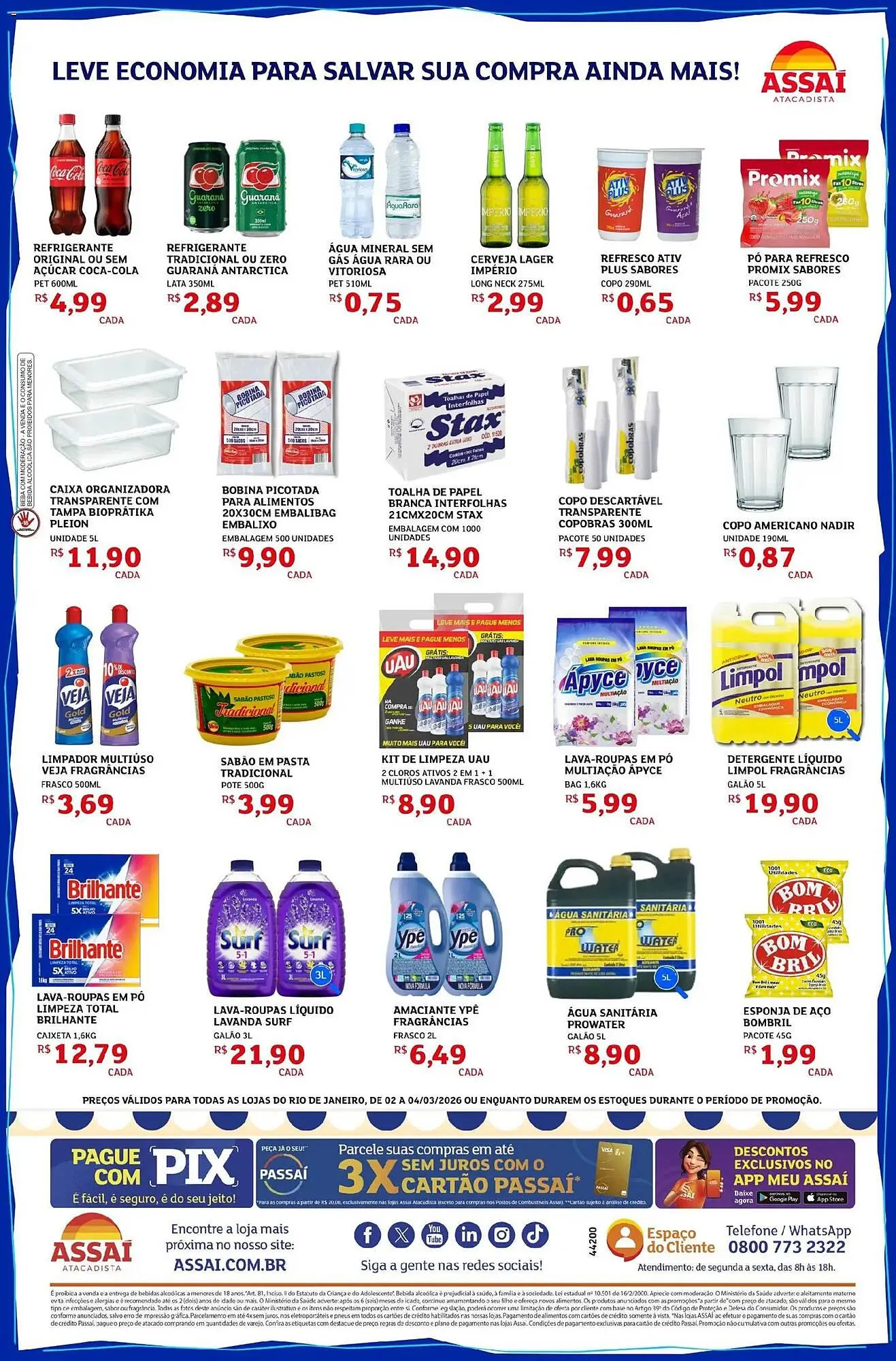 Encarte de Encarte Assaí Atacadista 2 de março até 4 de março 2026 - Pagina 3