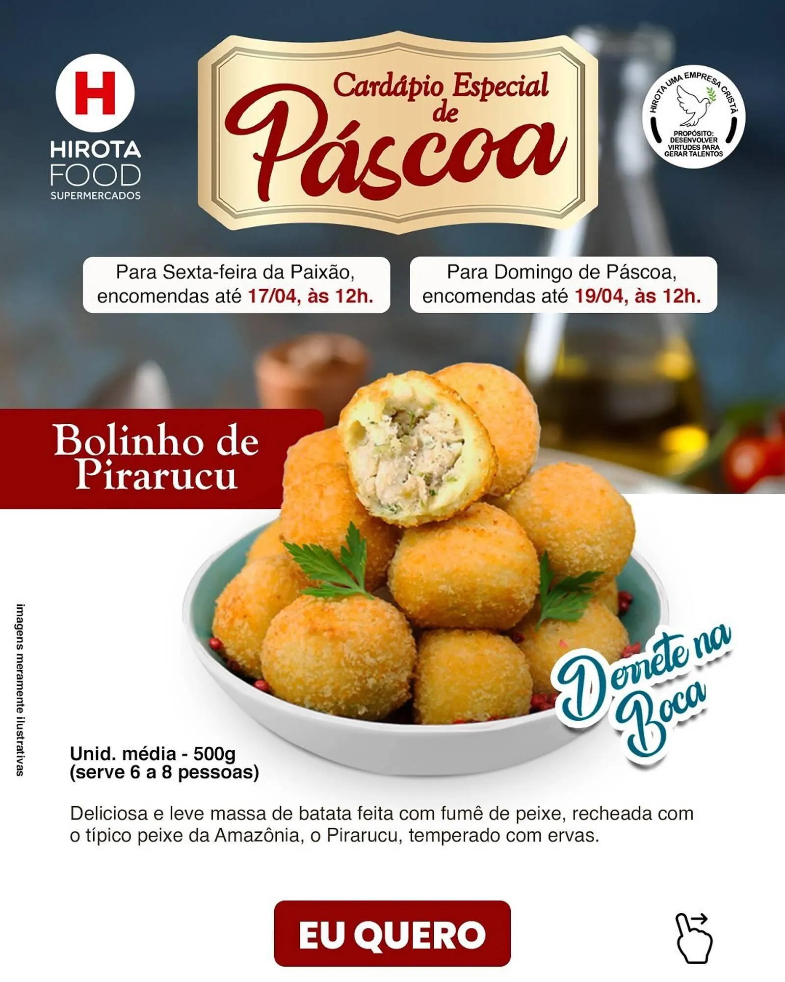 Encarte de Catálogo Hirota Food Supermercado 9 de abril até 17 de abril 2025 - Pagina 1