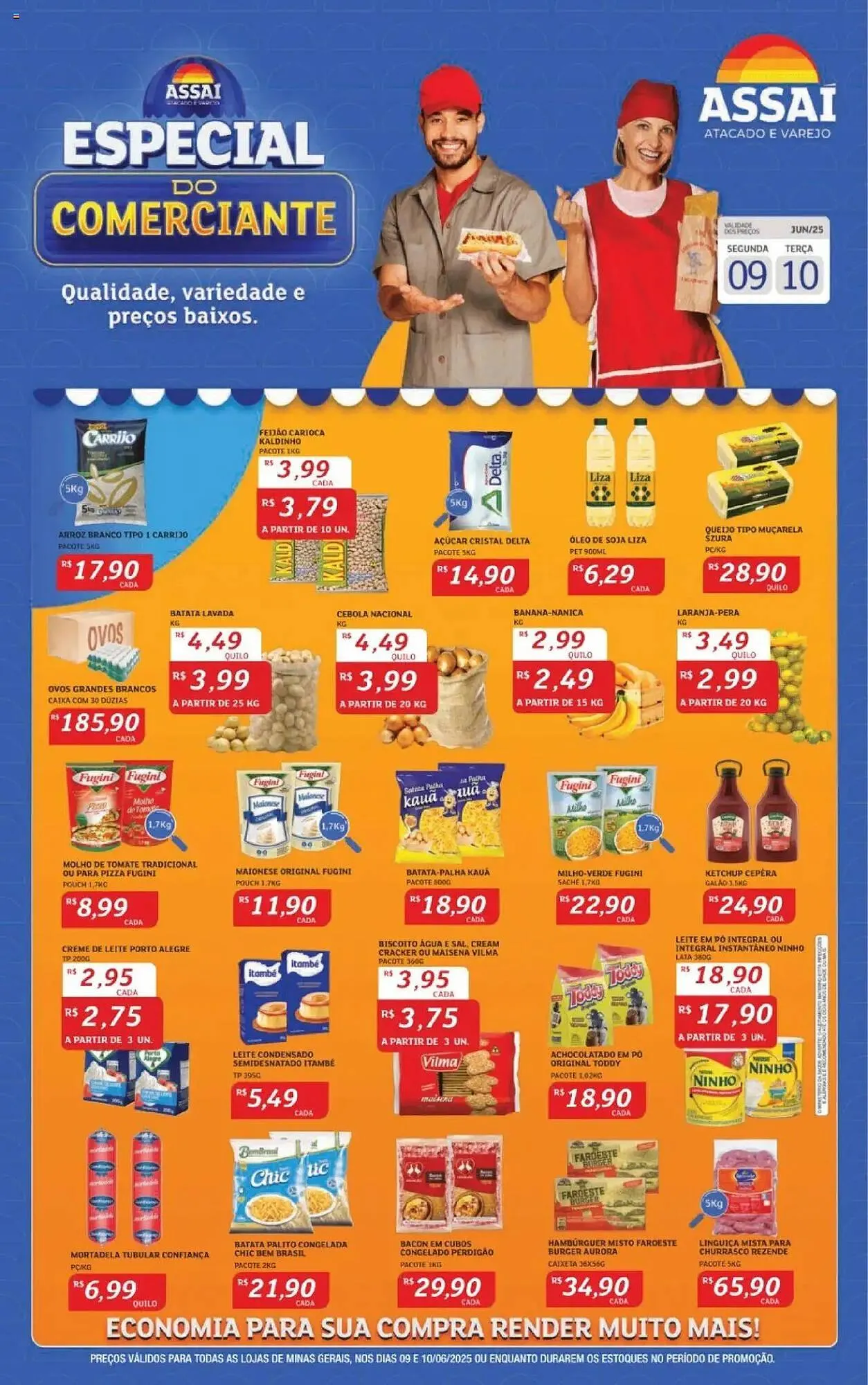 Encarte de Catálogo Assaí Atacadista 9 de junho até 10 de junho 2025 - Pagina 1