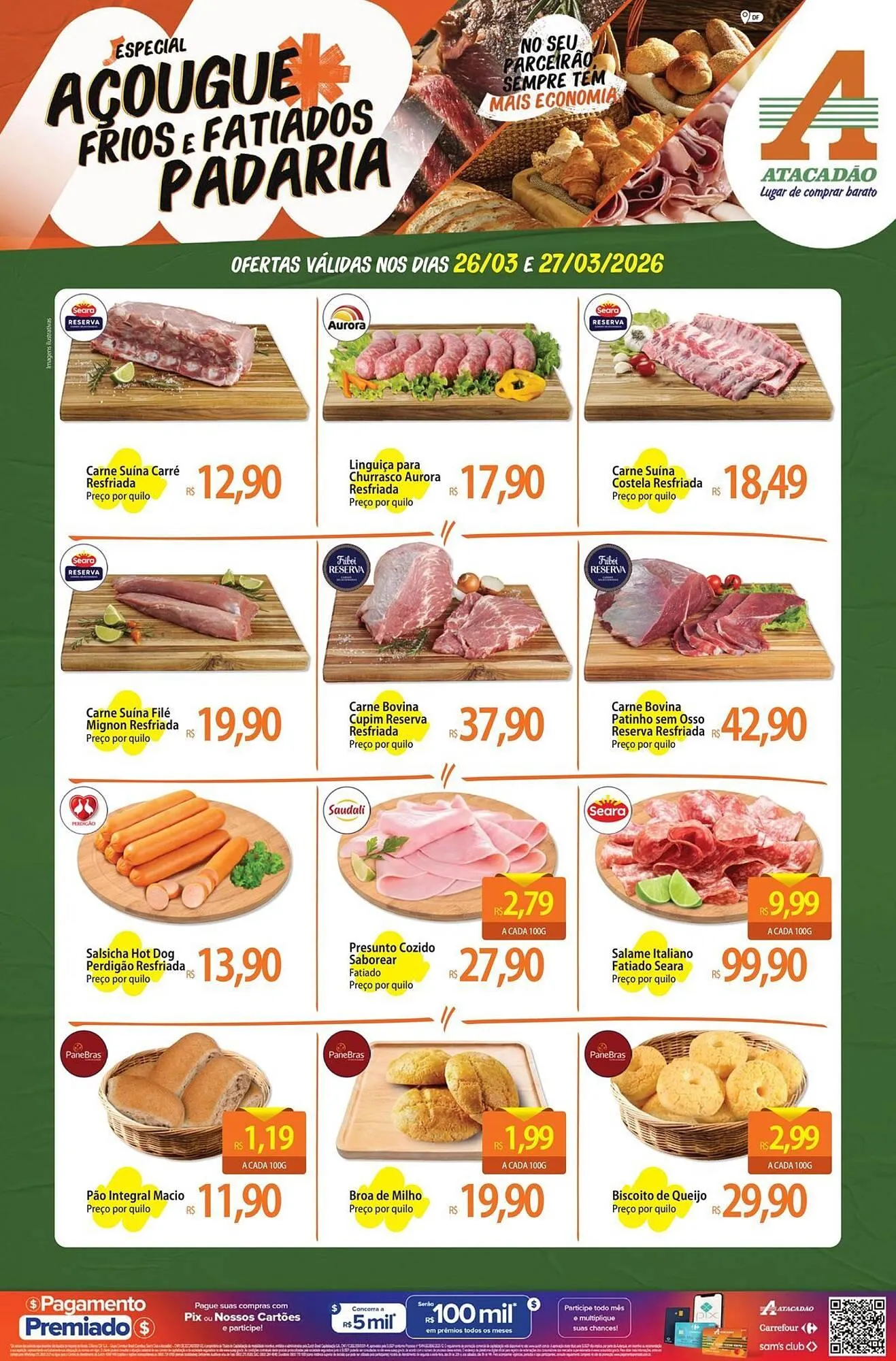 Encarte de Folheto Atacadão 26 de março até 27 de março 2026 - Pagina 1