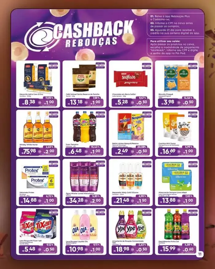 Encarte de Encarte Rebouças Supermercados 28 de março até 13 de abril 2025 - Pagina 5