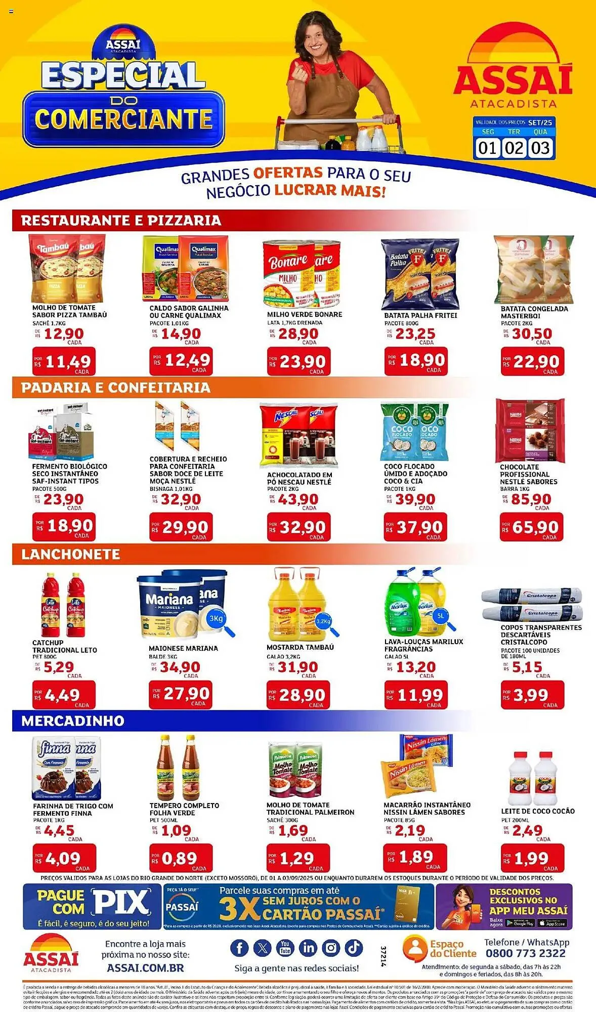 Encarte de Catálogo Assaí Atacadista 1 de setembro até 3 de setembro 2025 - Pagina 1