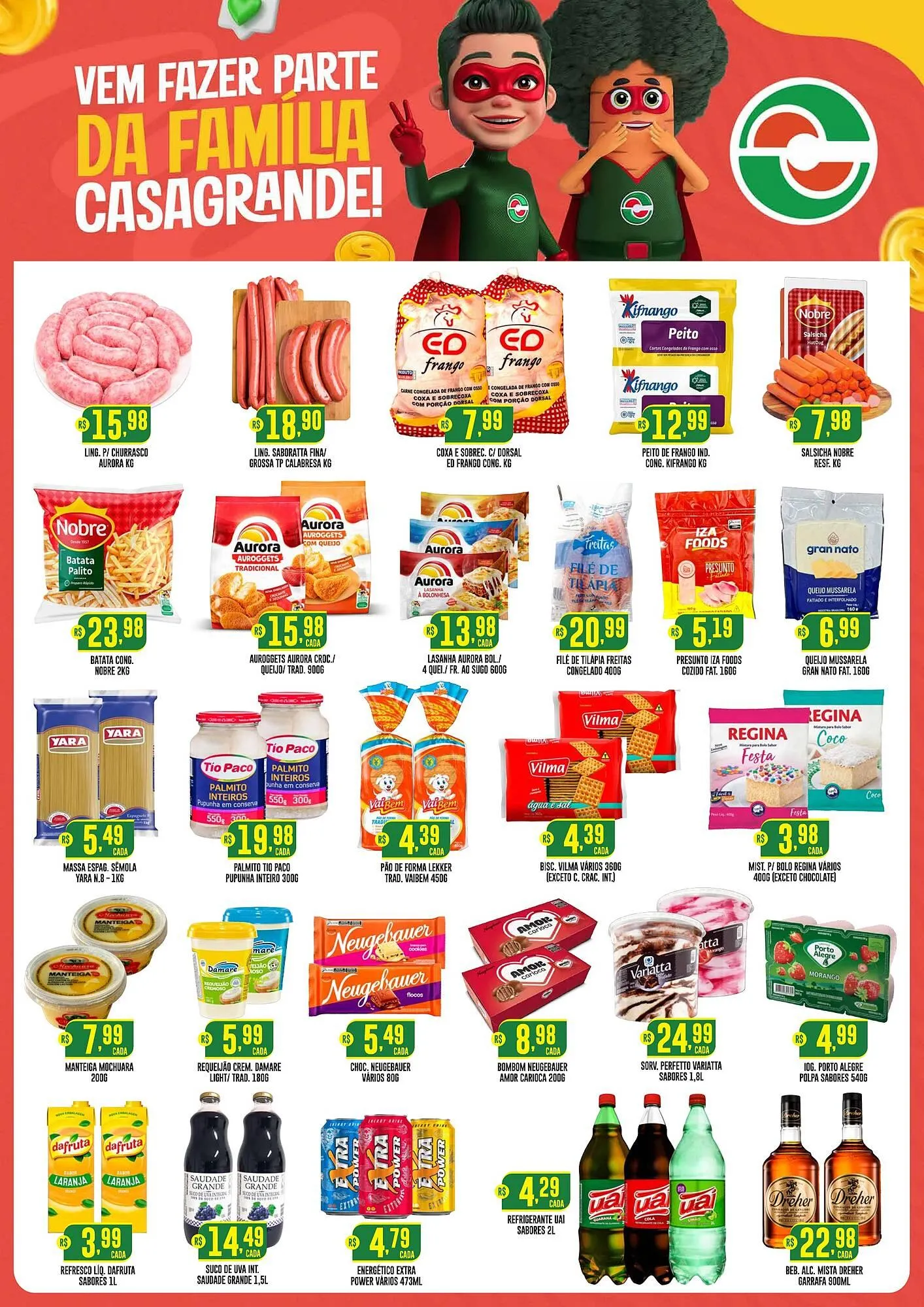 Encarte de Catálogo Casagrande Supermercados 10 de novembro até 23 de novembro 2025 - Pagina 1