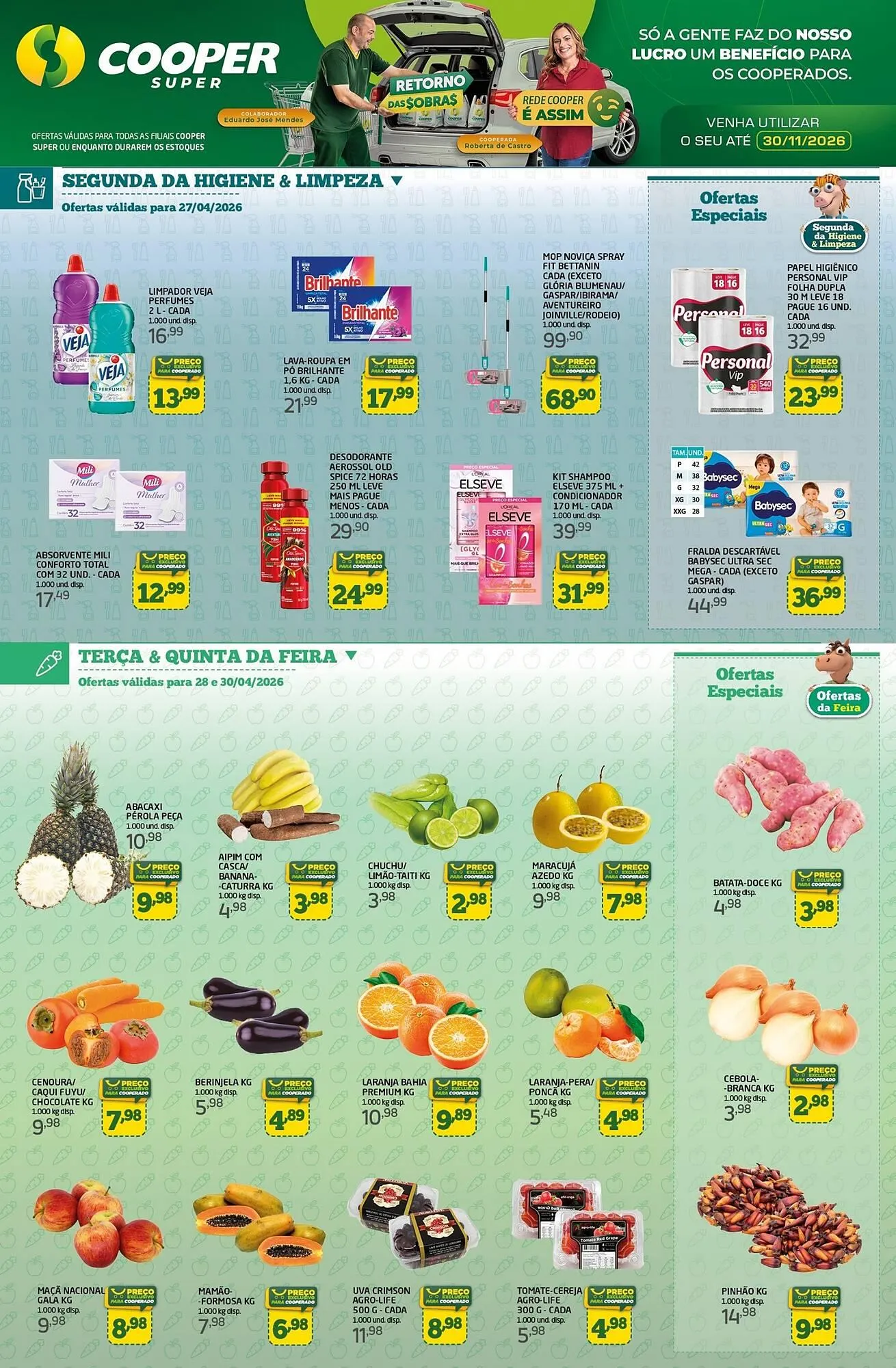 Encarte de Tabloide Cooper 23 de abril até 2 de junho 2026 - Pagina 1