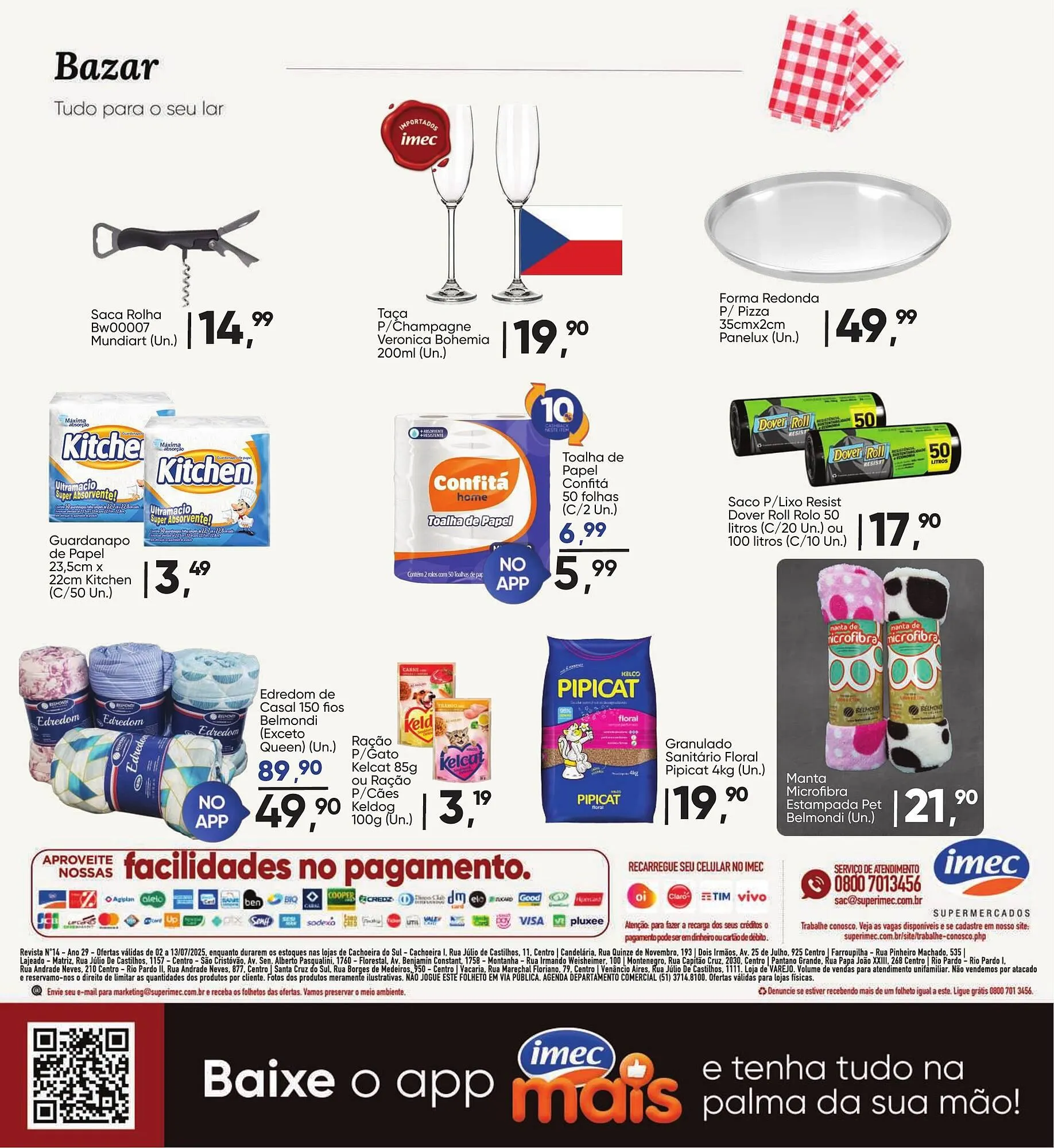 Encarte de Catálogo Imec Supermercados 2 de julho até 13 de julho 2025 - Pagina 16