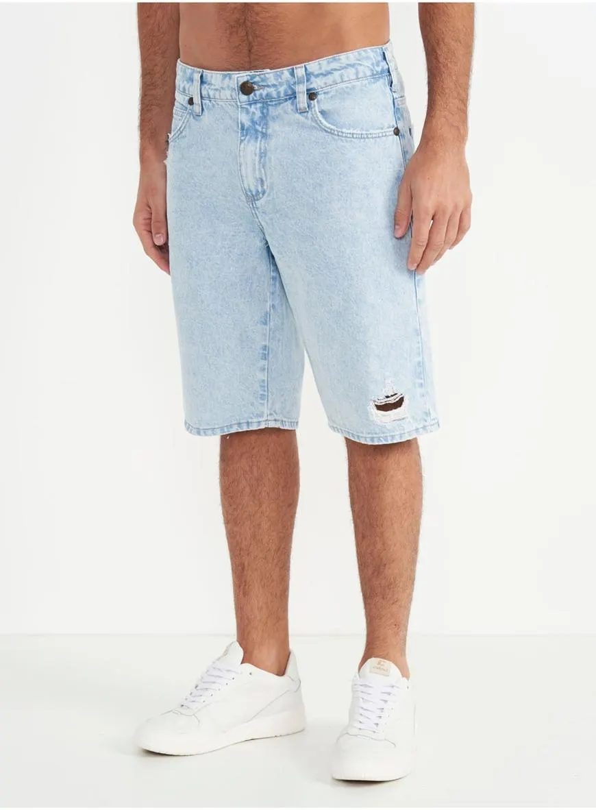Bermuda Jeans Noah Destroyed