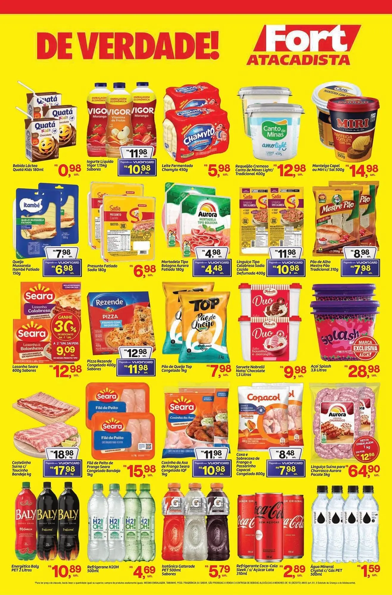 Encarte de Tabloide Fort Atacadista 10 de abril até 12 de abril 2026 - Pagina 3