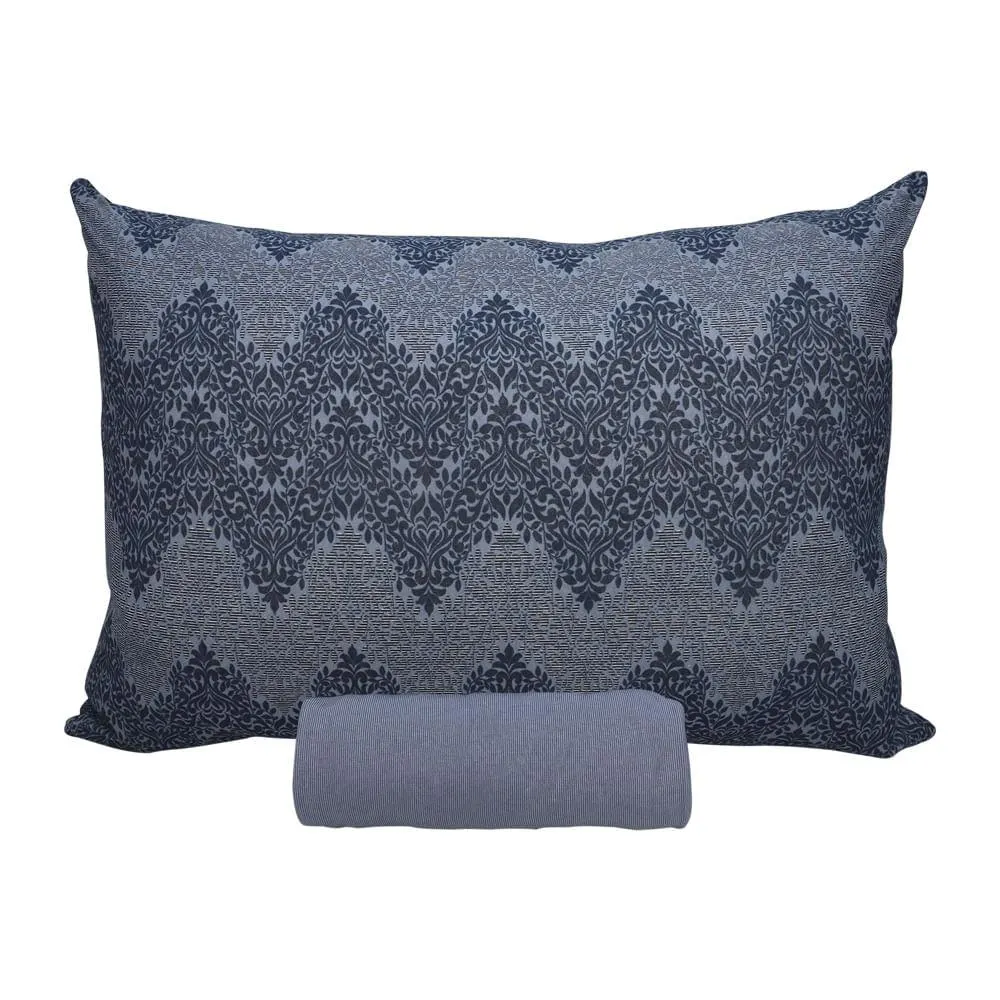 Jogo Cama Solteiro Doce Vida Recife Azul Jeans 30cm 2 Peças 0310308RAZJ - Portallar