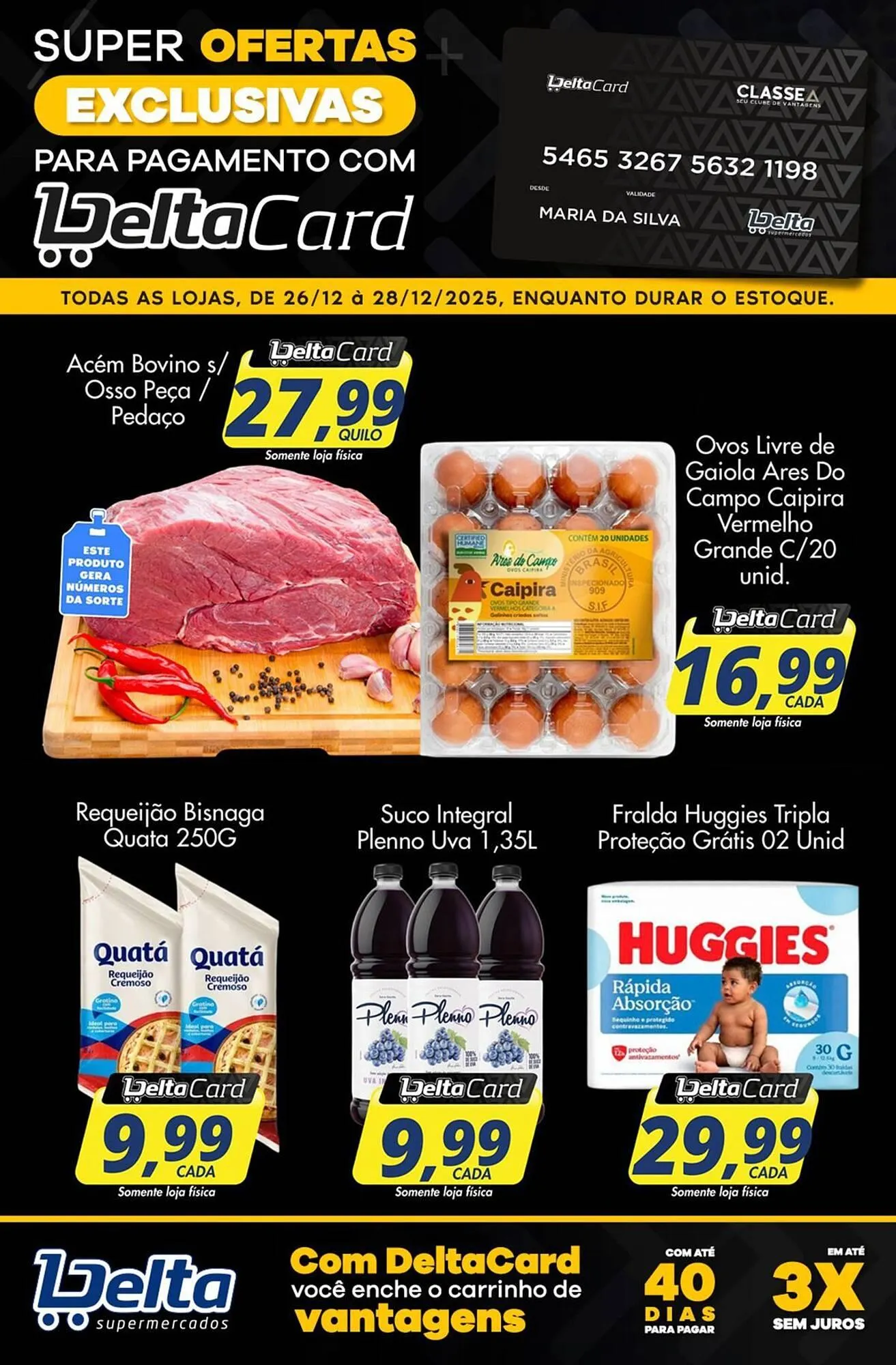 Encarte de Catálogo Delta Supermercados 26 de dezembro até 28 de dezembro 2025 - Pagina 1