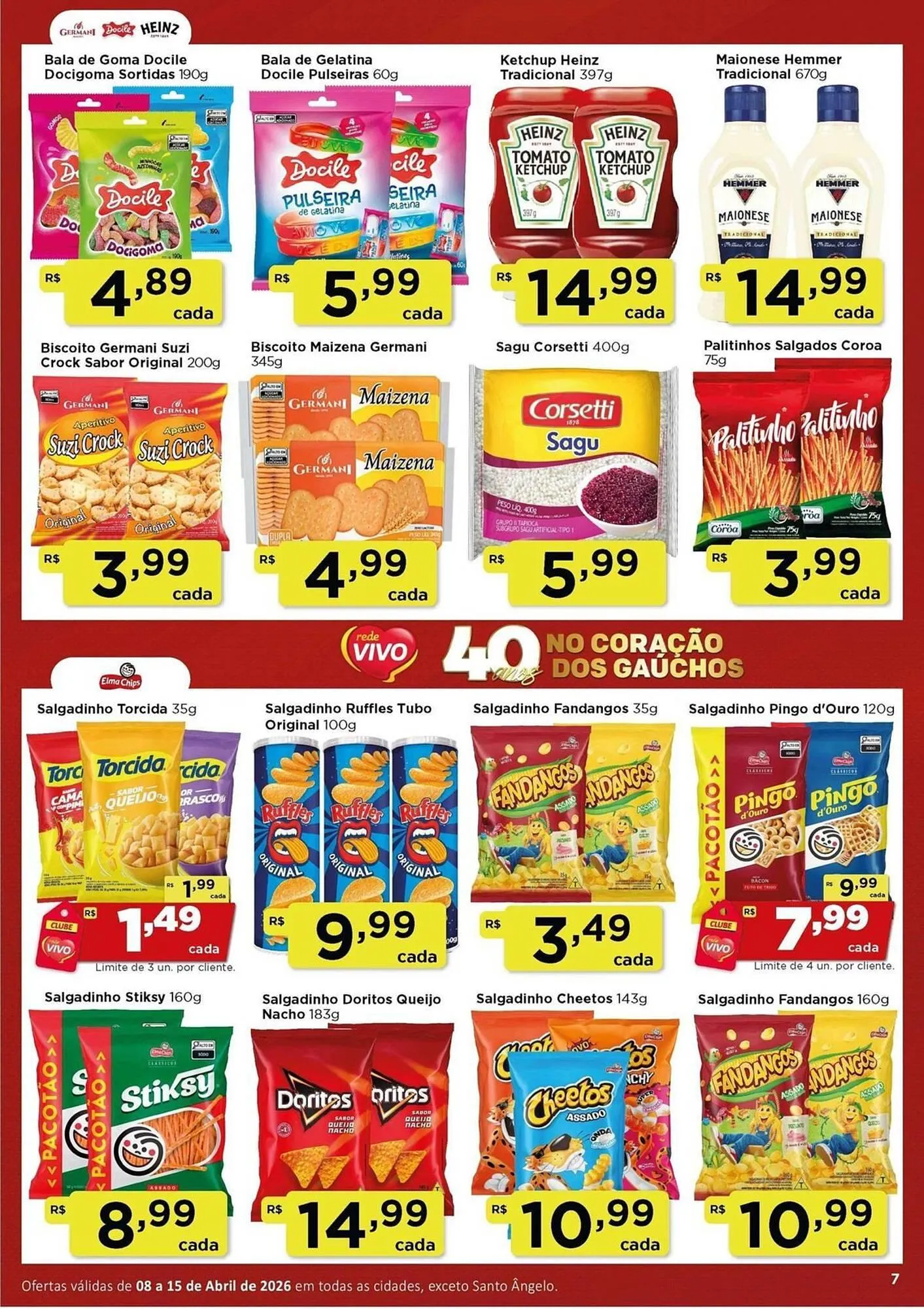 Encarte de Encarte Rede Vivo 8 de abril até 15 de abril 2026 - Pagina 7