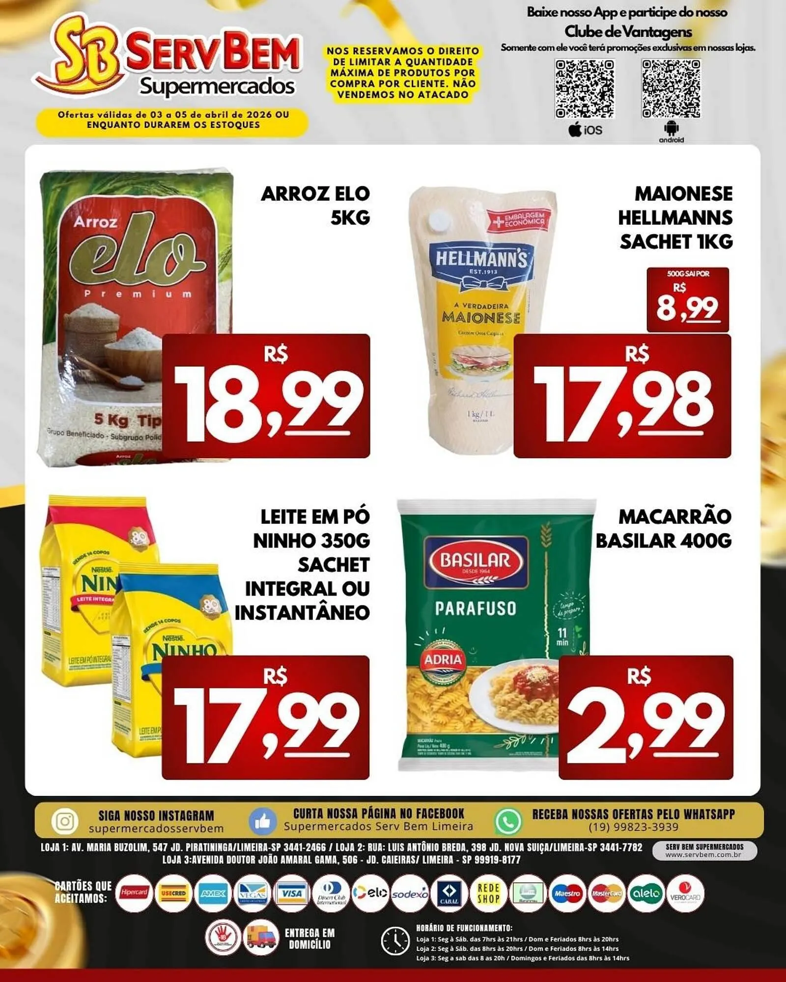 Encarte de Catálogo ServBem 3 de abril até 5 de abril 2026 - Pagina 2