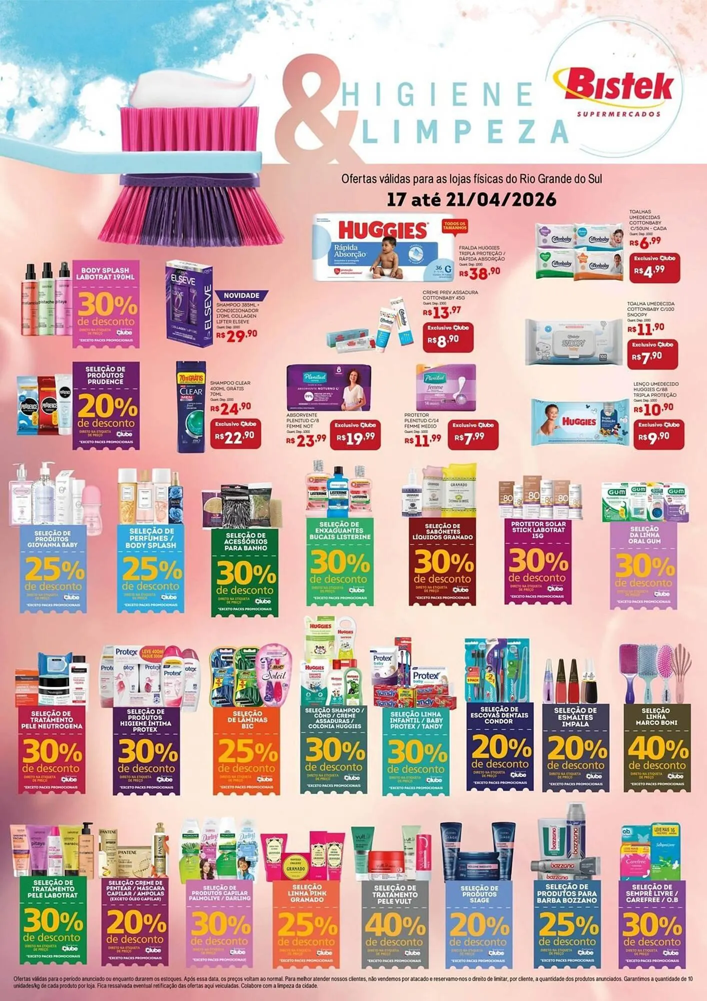 Encarte de Encarte Bistek Supermercados 17 de abril até 21 de abril 2026 - Pagina 2