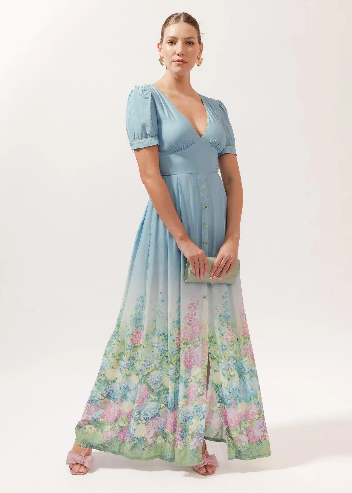 Vestido Longo Florescer